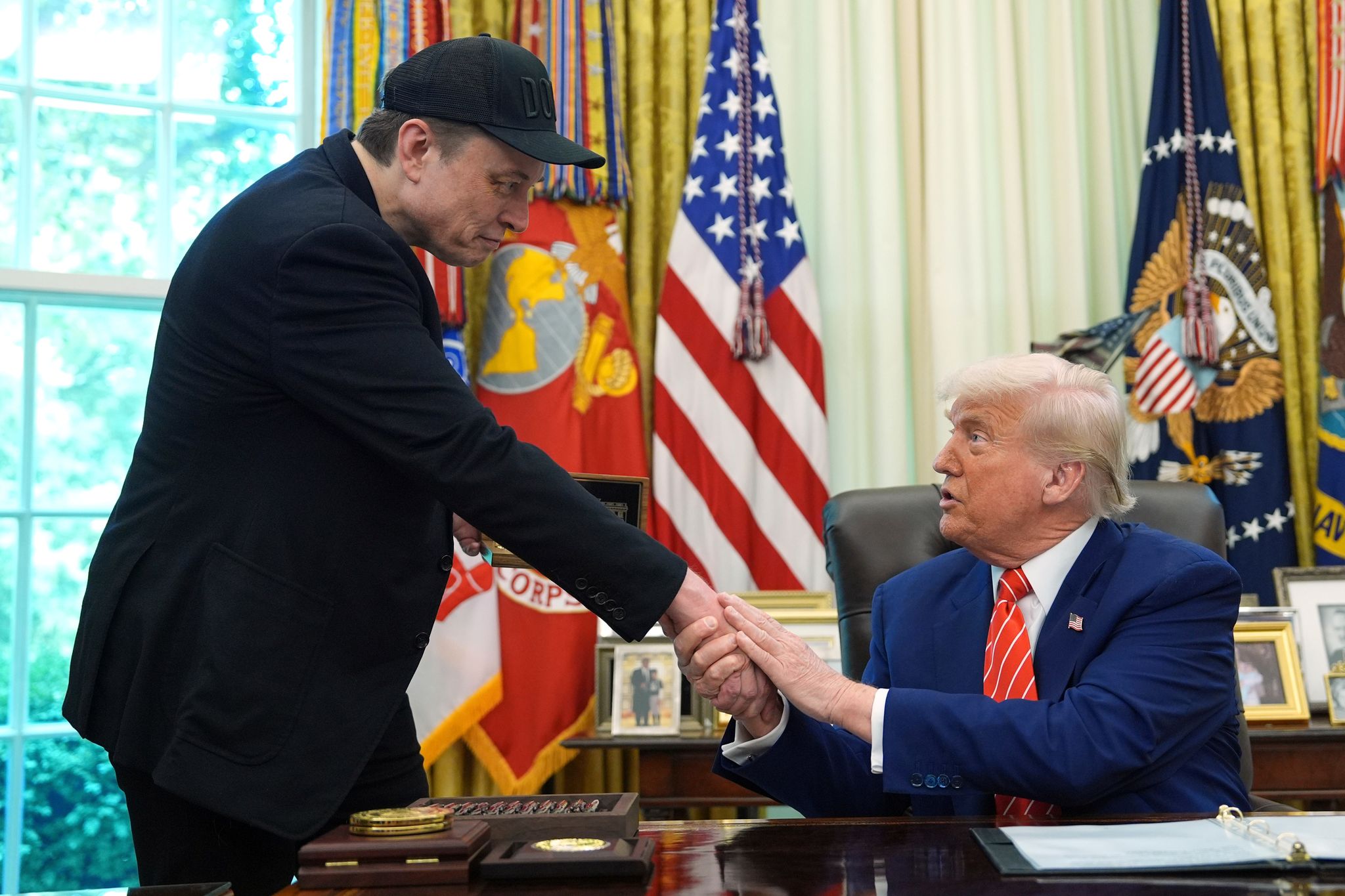 Beim Abschied im Weißen Haus zollten sich Trump und Musk noch gegenseitigen Respekt. (Archivbild)