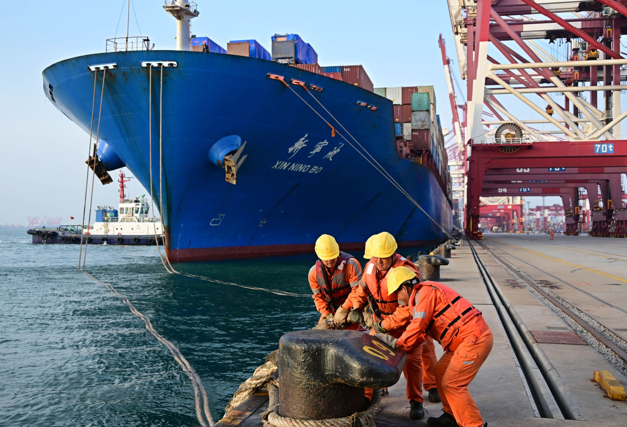 Chinas Exporte konnten zuletzt trotz Unsicherheiten im Welthandel wachsen. (Archivbild)