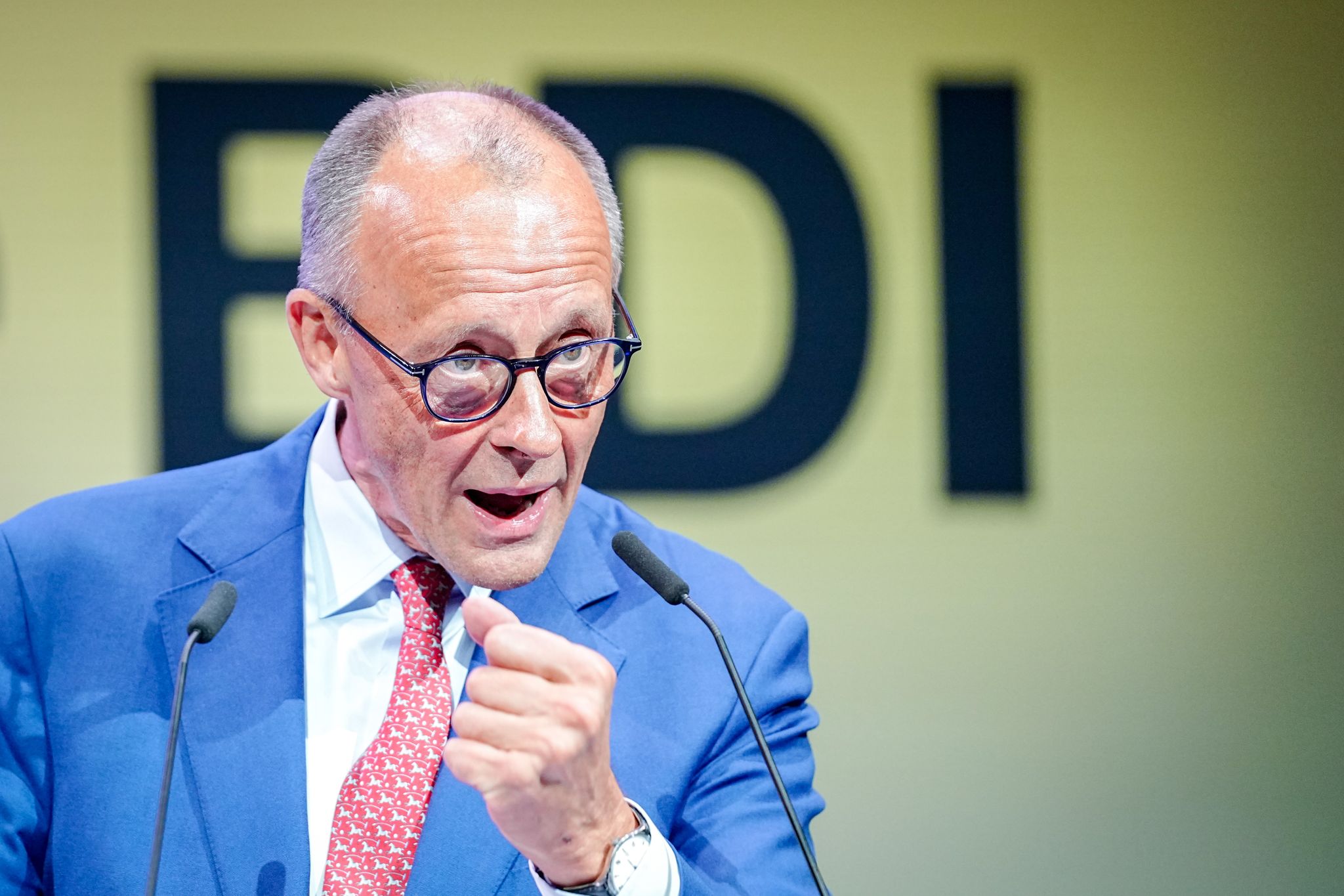 Bundeskanzler Friedrich Merz beim Tag der deutschen Industrie