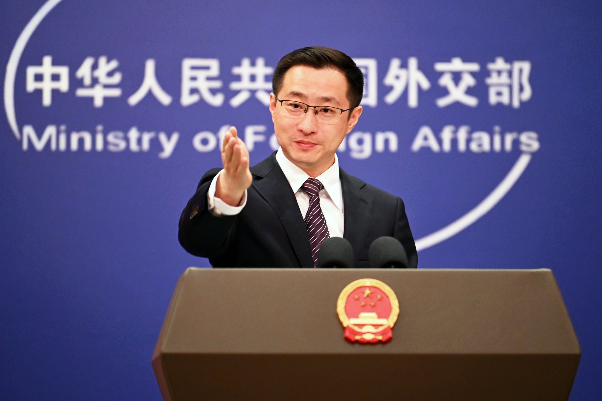 Chinas Außenamtssprecher wollte keine Details der Vereinbarung mit den USA nennen.