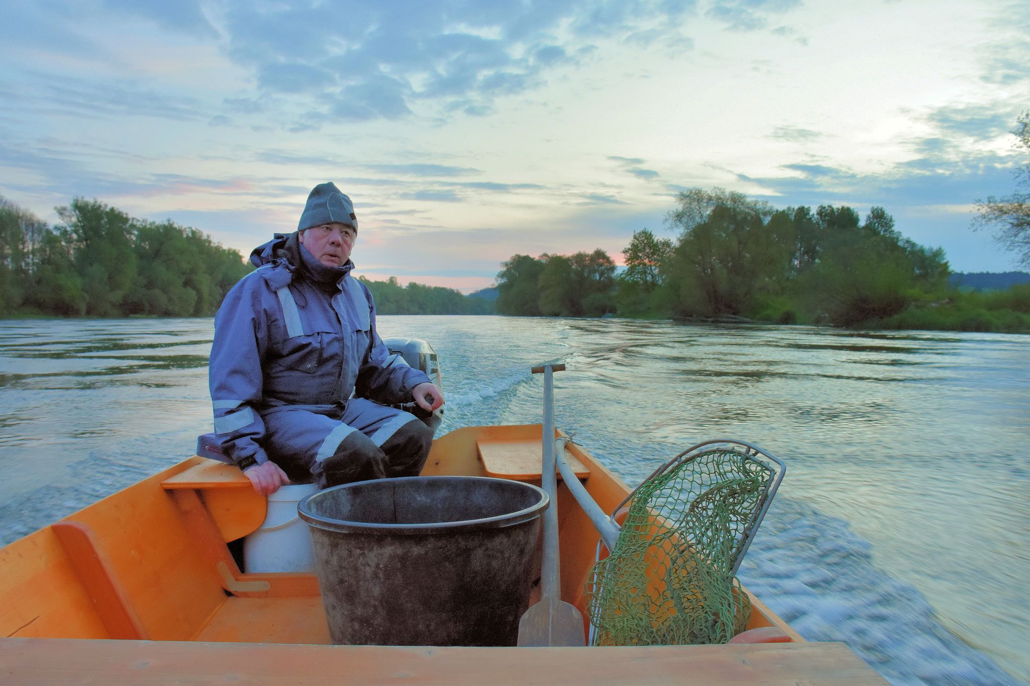 Setzt sich für den Schutz der Donau ein: Fischer Lothar Ziegler.