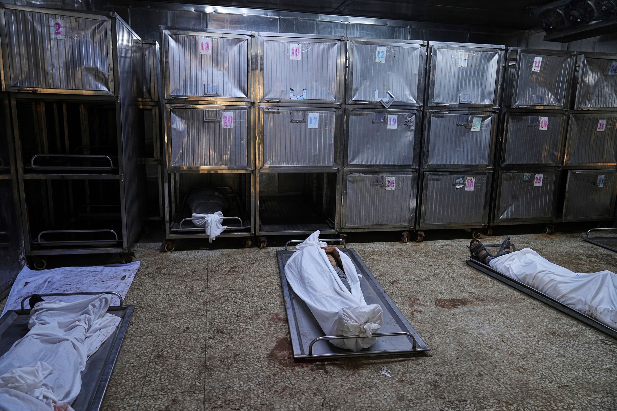 Aus dem Gazastreifen hat es erneut Berichte über Dutzende Tote gegeben.