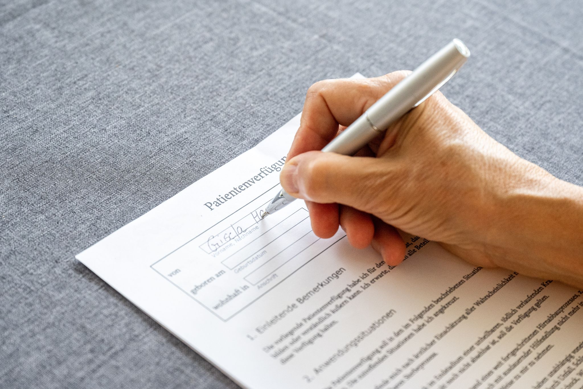 Neue Patientenverfügung für psychische Gesundheit: Menschen können im Voraus festlegen, welche Behandlungen sie in einer Krise wünschen oder ablehnen.