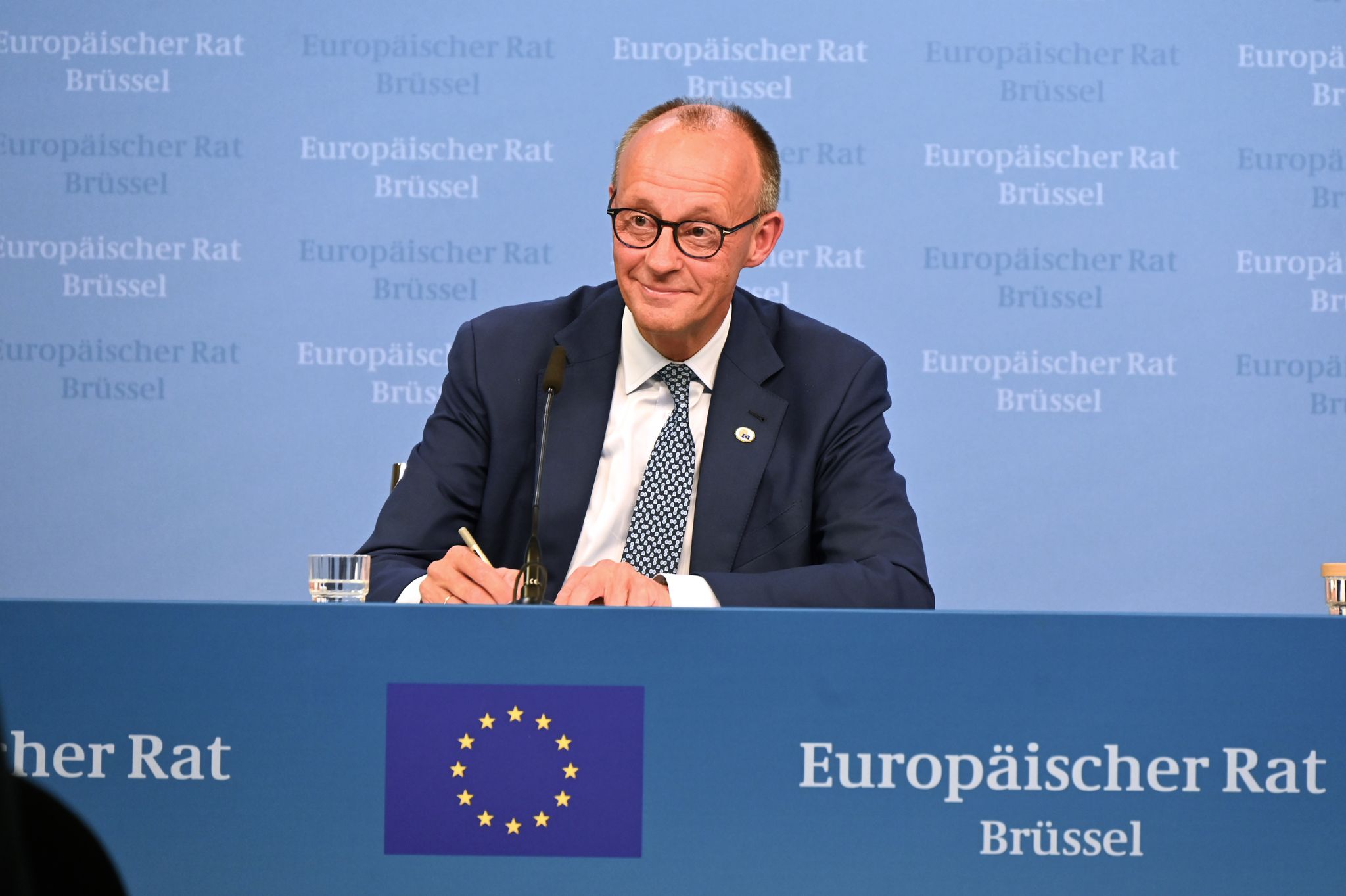 Hat sich «ausgesprochen wohl gefühlt»: Bundeskanzler Friedrich Merz bei seinem ersten EU-Gipfel in Brüssel.