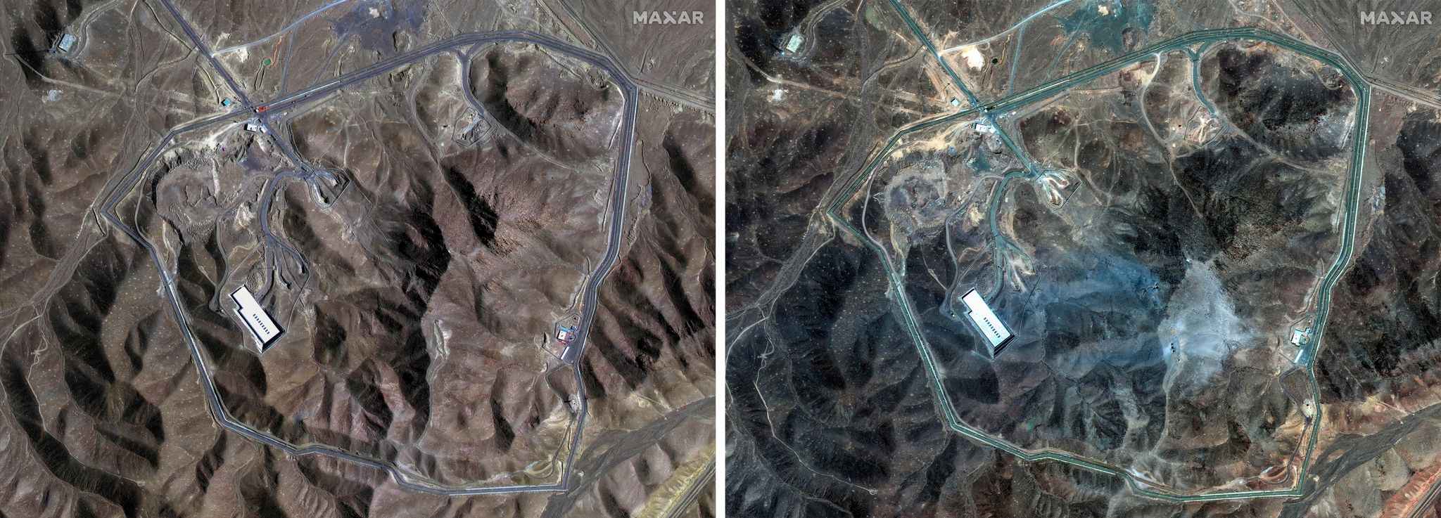 Trump behauptet, die Schäden an Irans Atomanlagen seien «monumental».