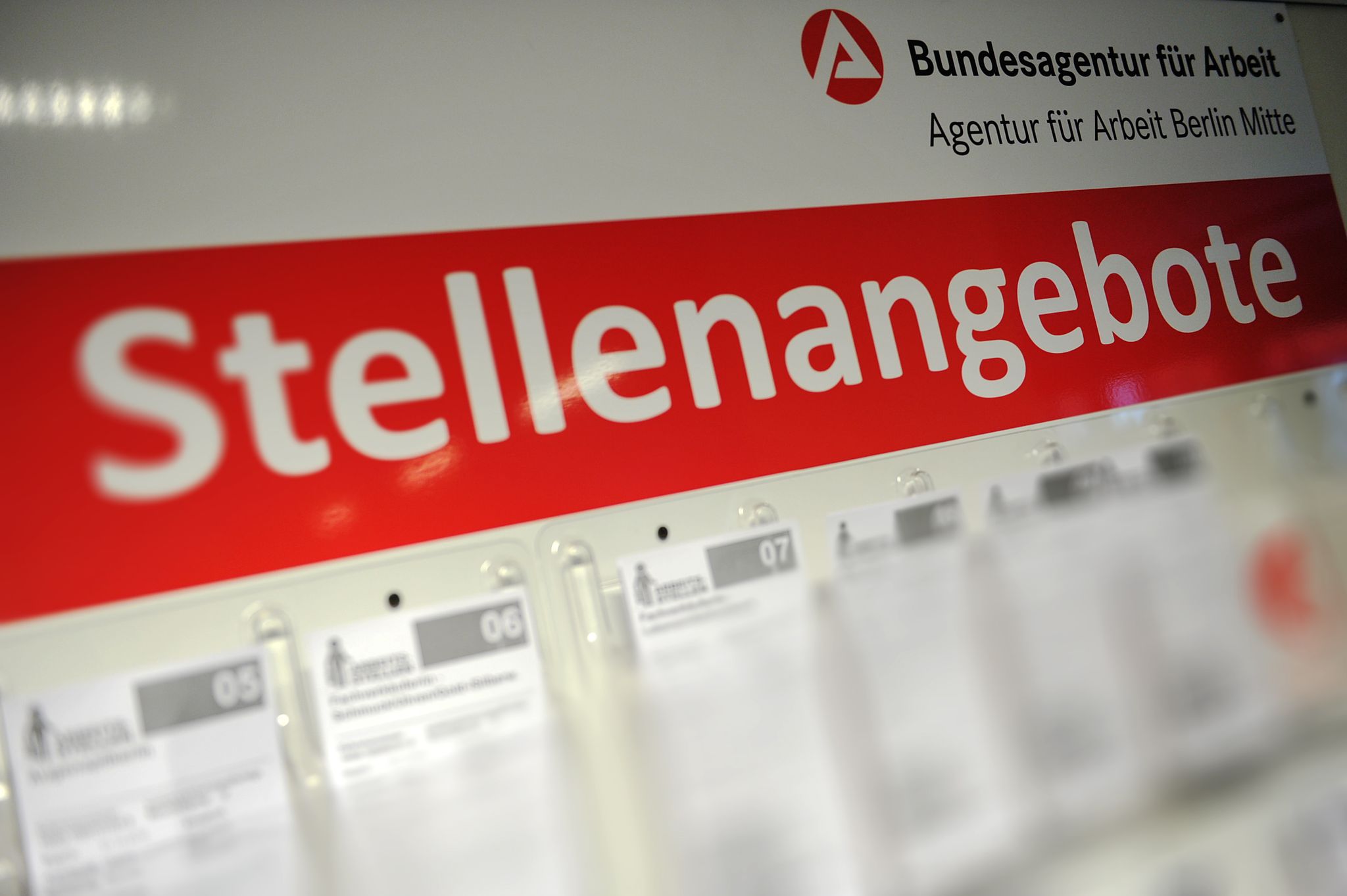 Die Entwicklung auf dem Arbeitsmarkt bleibt verhalten (Archivbild).