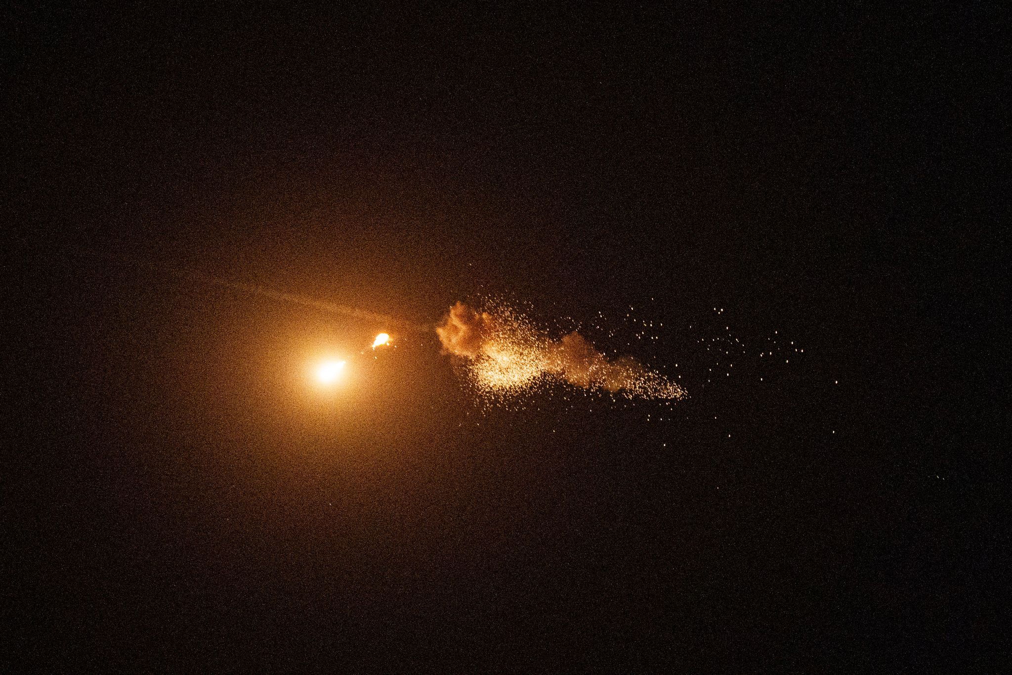 Jede Nacht muss sich die Ukraine gegen Angriffe aus der Luft verteidigen. (Archivbild)
