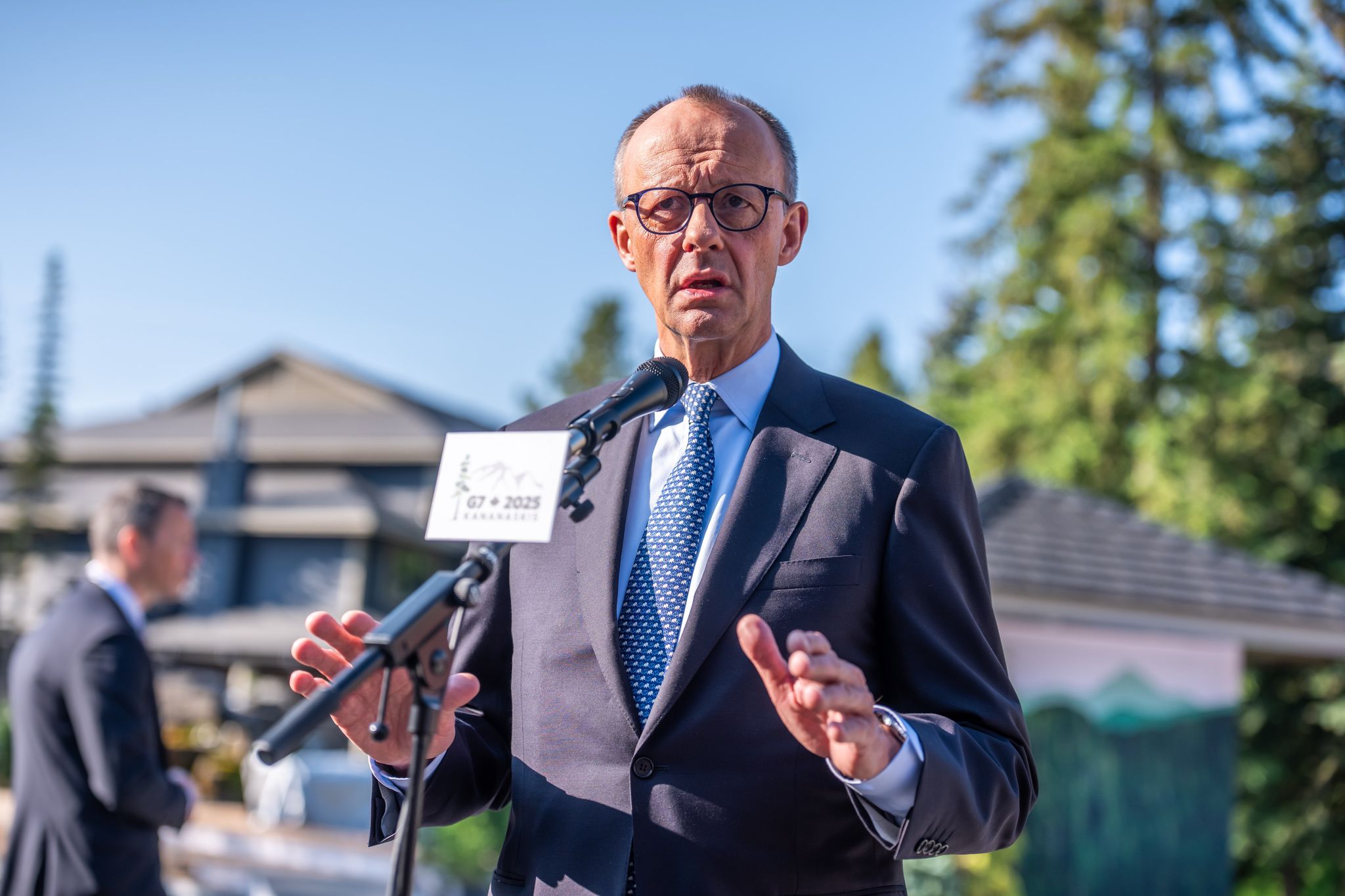 Kanzler Friedrich Merz hofft auf einen Deal für die deutsche Autoindustrie.