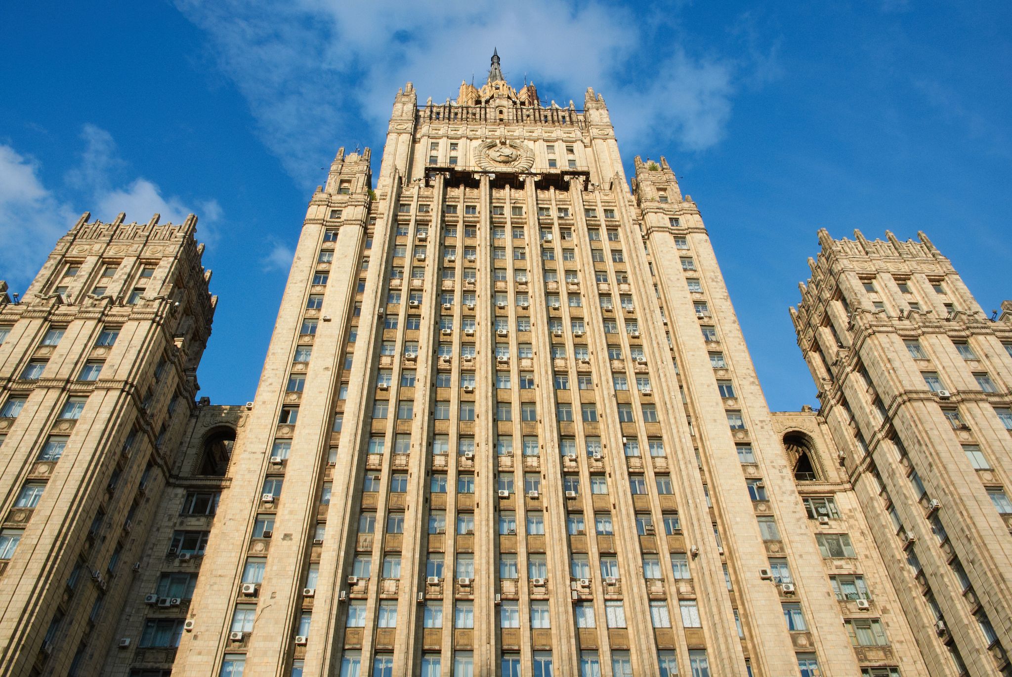 Das russische Außenministerium, in dem der deutsche Botschafter vorsprechen muss.