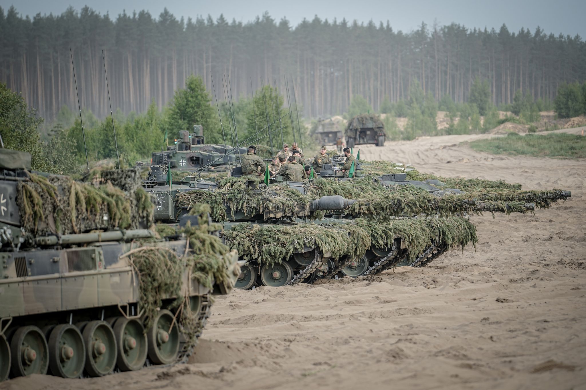 Geld verdienen mit Waffen? Eine knappe Mehrheit der Bundesbürger findet das vertretbar (Archivbild)