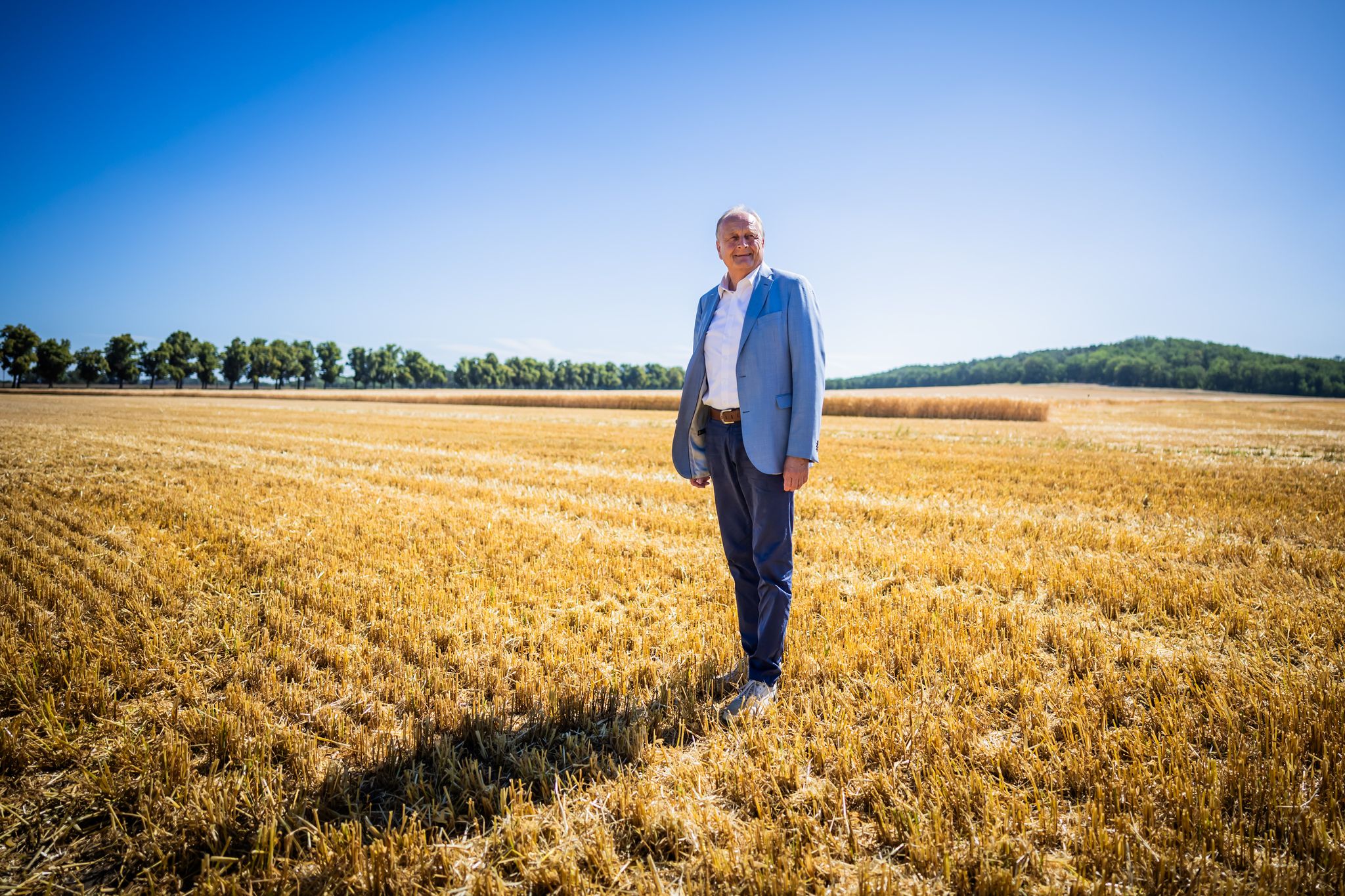 Bauernpräsident Joachim Rukwied. Das trockene Frühjahr stellte Bauern in manchen Regionen vor Probleme.