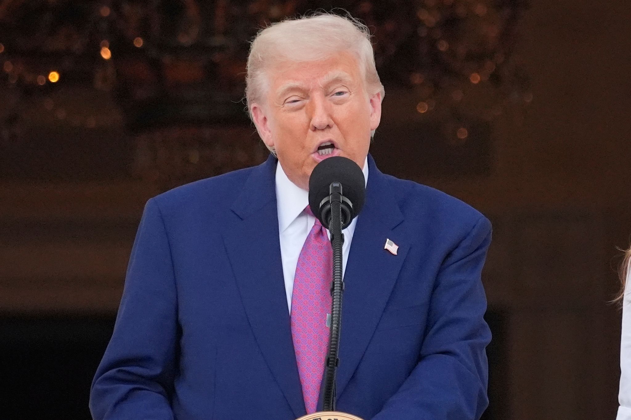 Trump schaltet einen Gang zurück. (Archivbild)