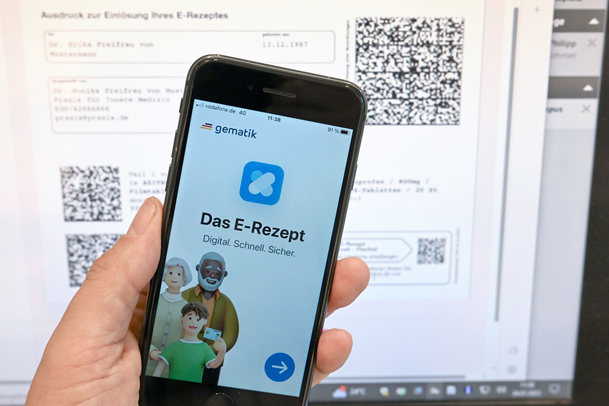 E-Rezepte können auch bei Versandapotheken eingelöst werden.