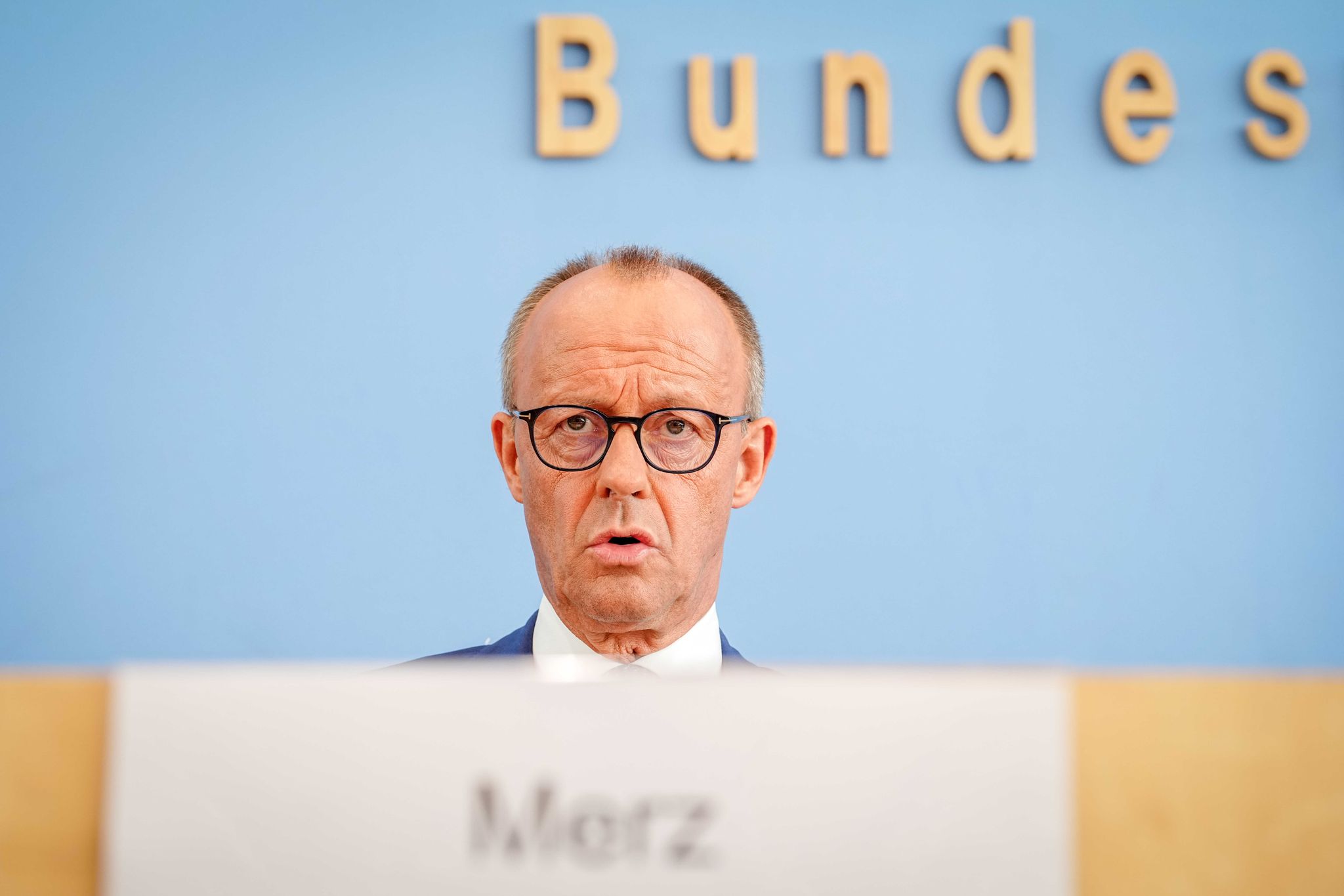 Zuletzt war Merz im August 2024 Gast der Bundespressekonferenz.