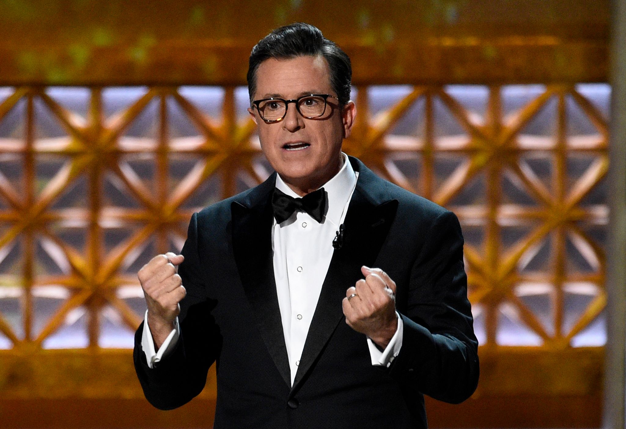 US-Moderator Colbert empfiehlt seinem Publikum ein Buch von Daniel Kehlmann. (Archivbild)
