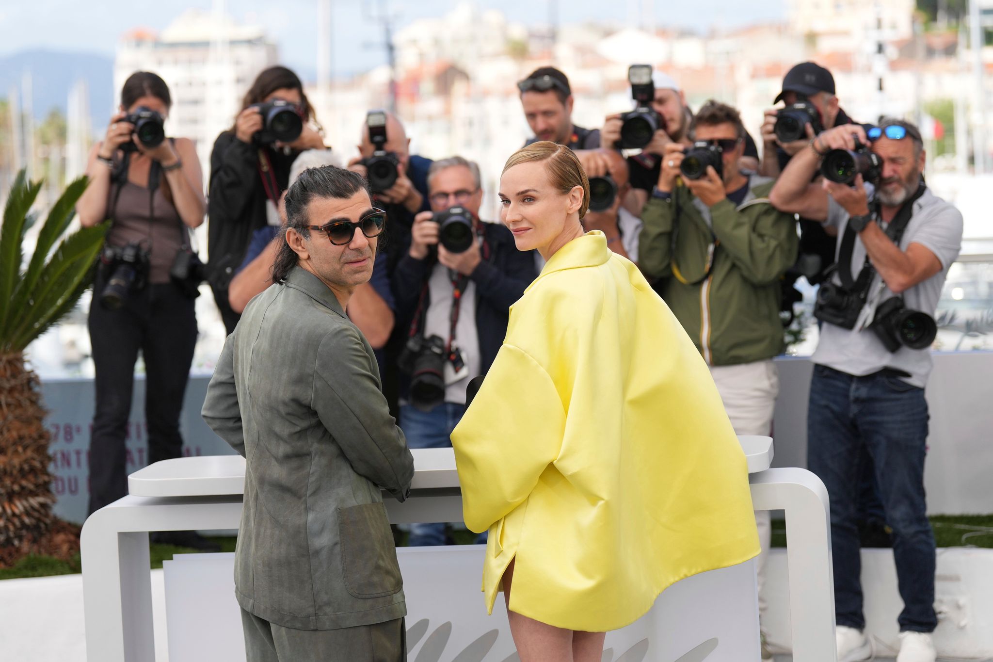 Regisseur Fatih Akin und Diane Kruger nach der Premiere von «Amrum». (Archivbild)