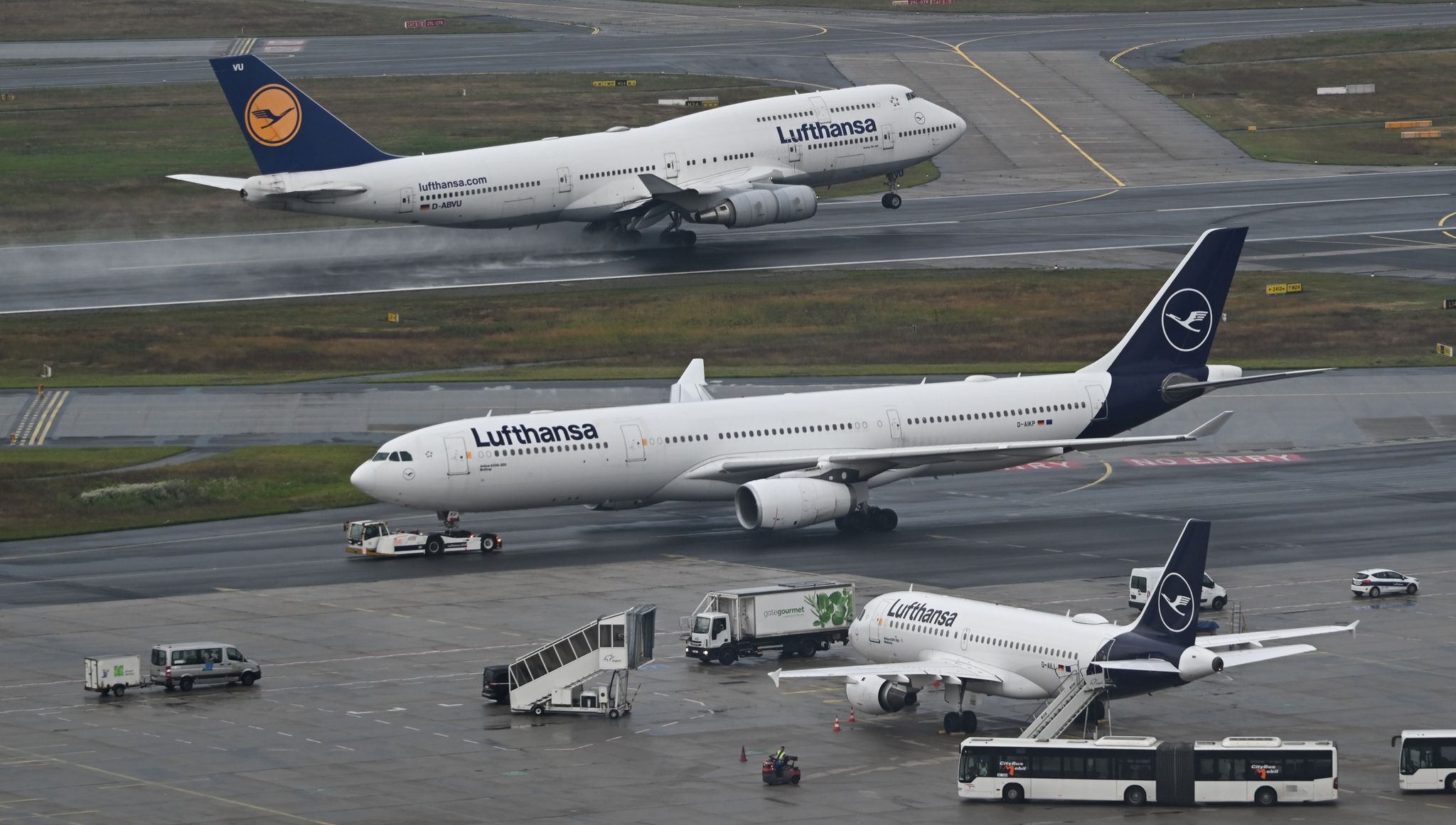 Die Lufthansa schaut optimistisch in die Zukunft.