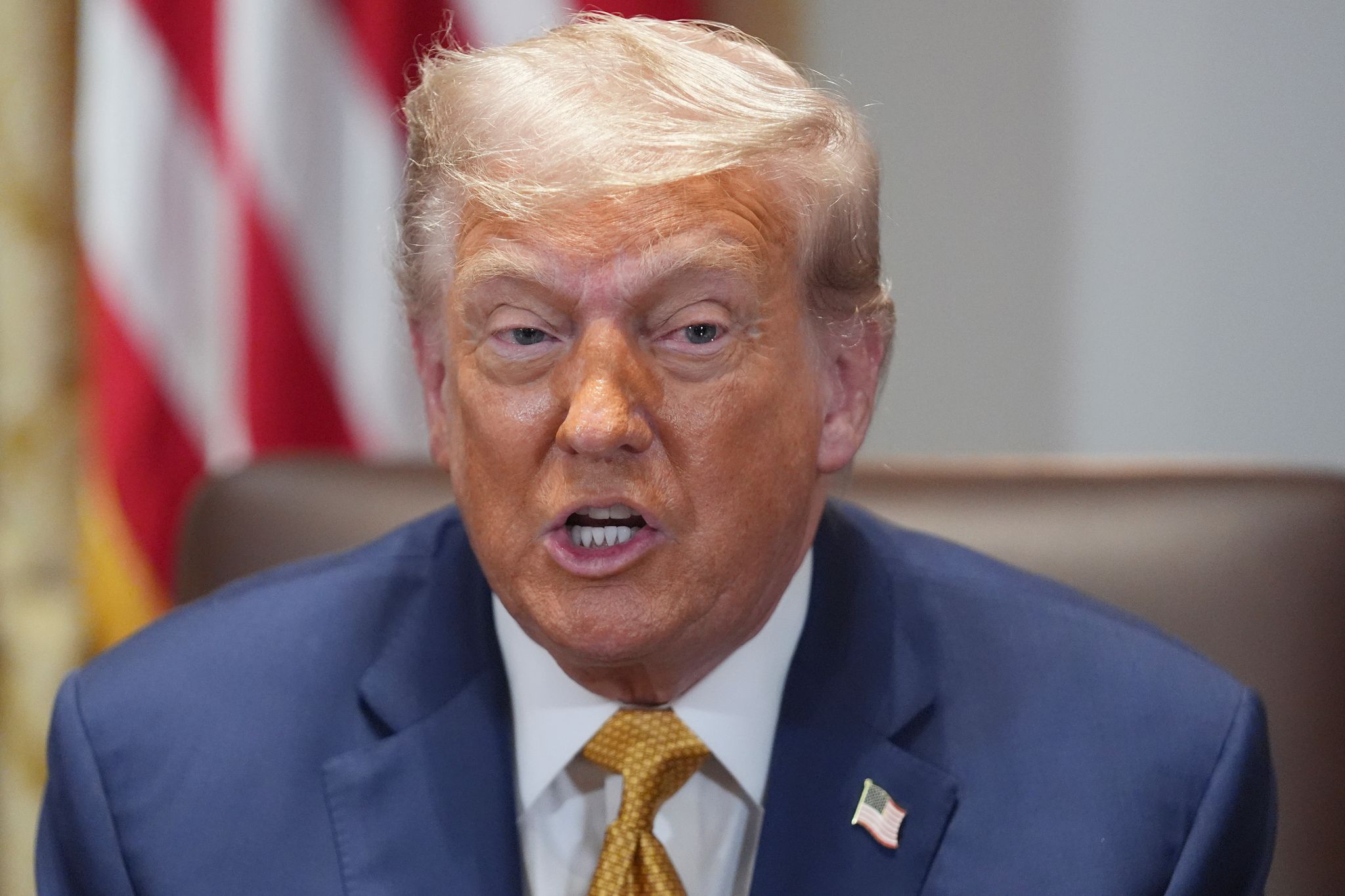 Trump wirft Putin vor, eine Menge Blödsinn zu erzählen.