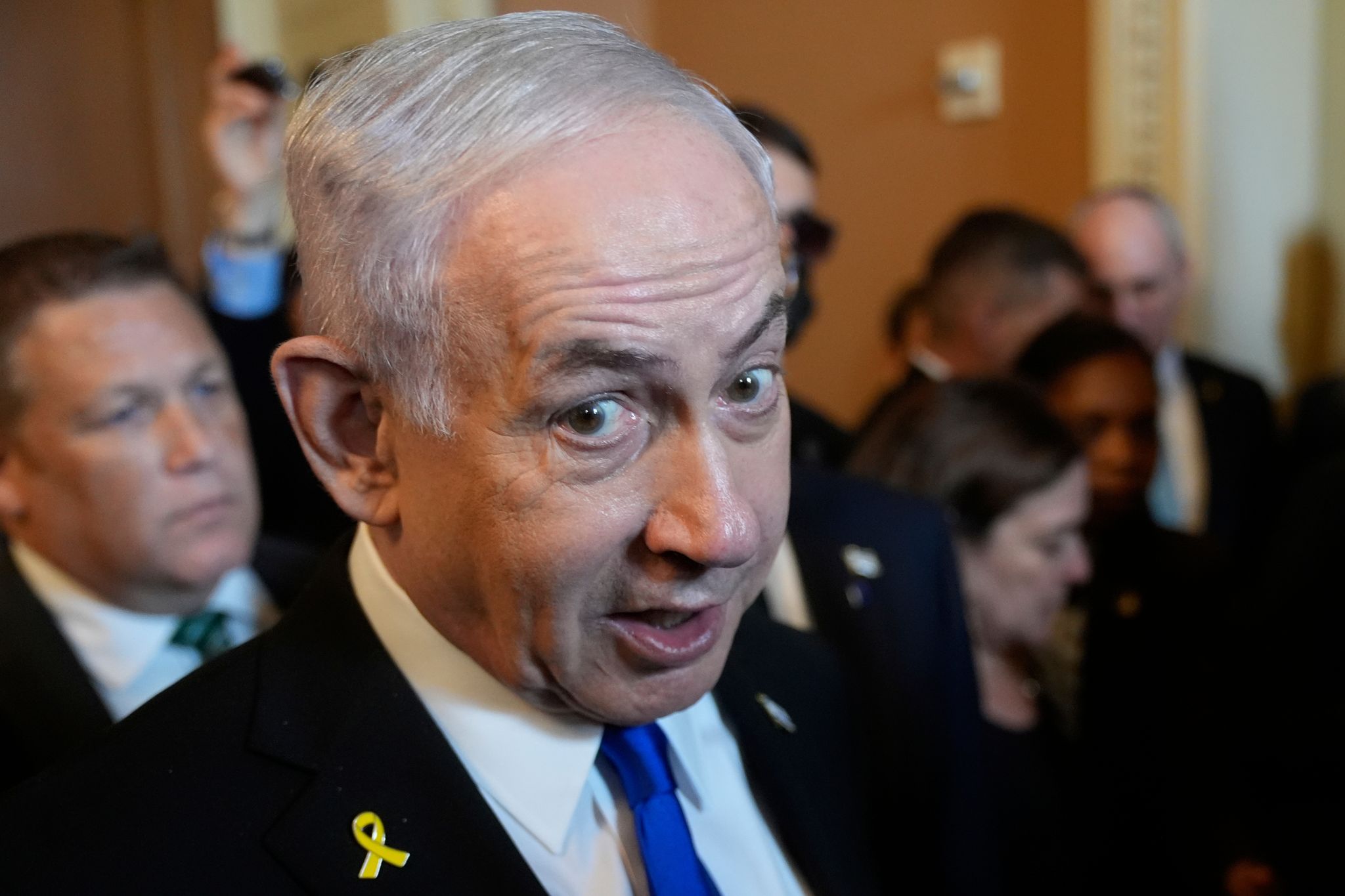 Israels Premier Netanjahu besteht auf einer Zerschlagung der Hamas.