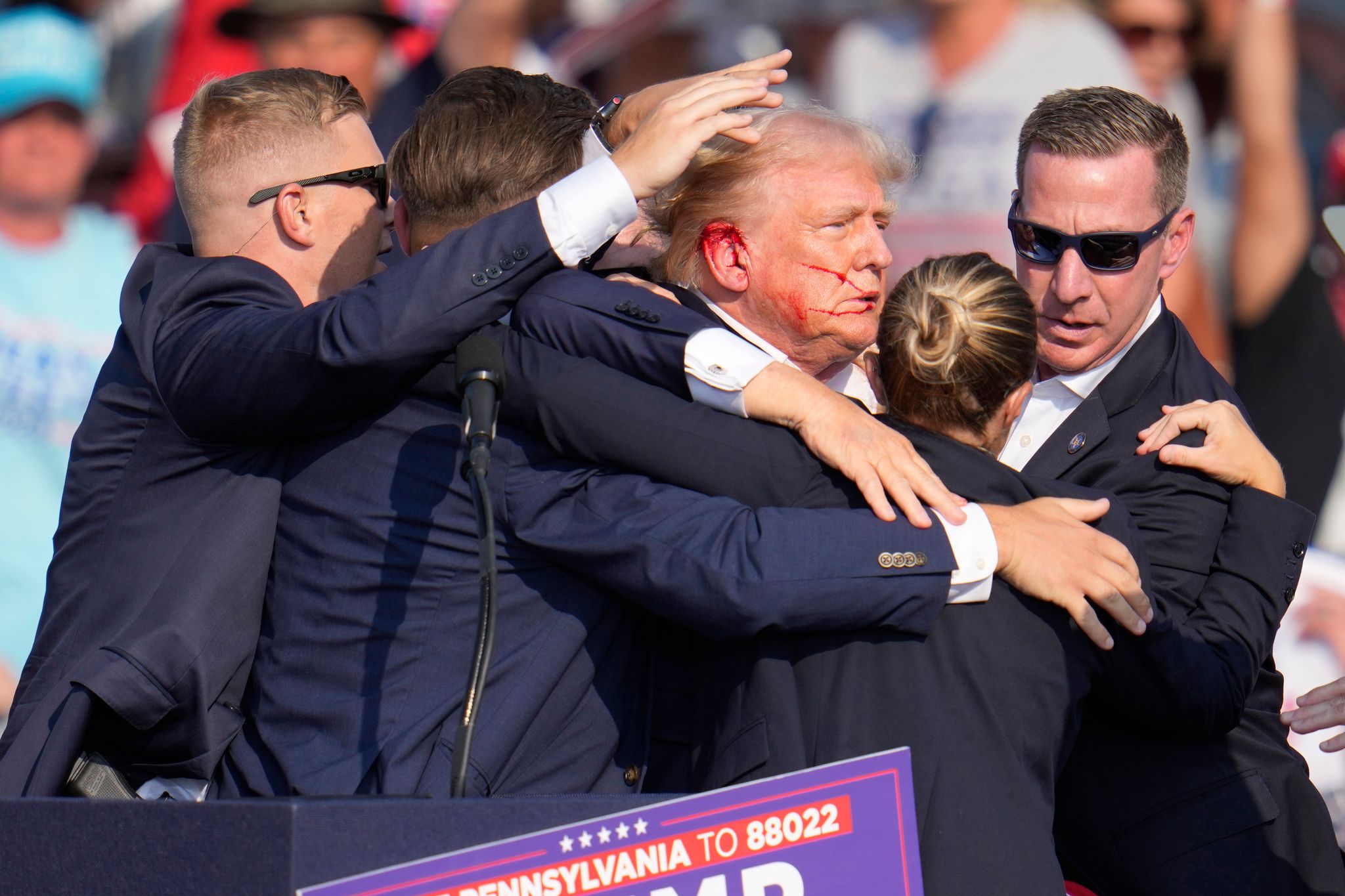 Donald Trump in Butler. (Archivfoto)