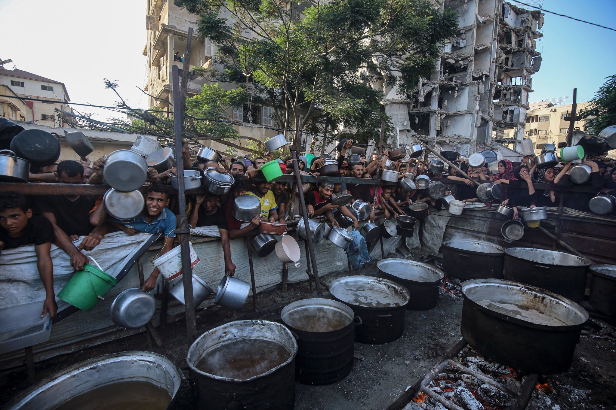 Laut des Welternährungsprogramms kamen Hilfesuchende in Gaza unter israelischen Beschuss.
