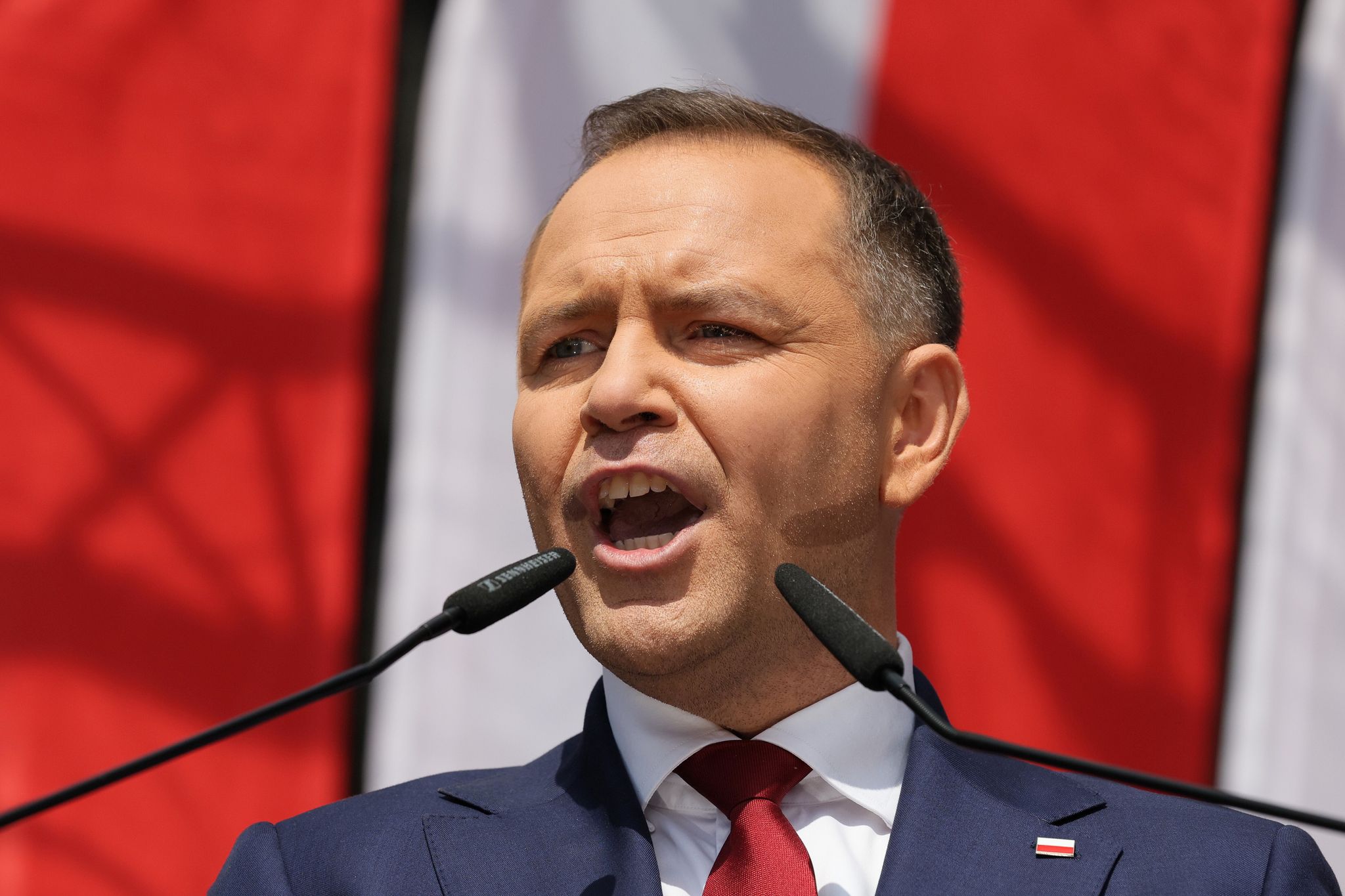 Polens neuer Präsident Karol Nawrocki legt am Mittwoch den Amtseid ab. (Archivbild)
