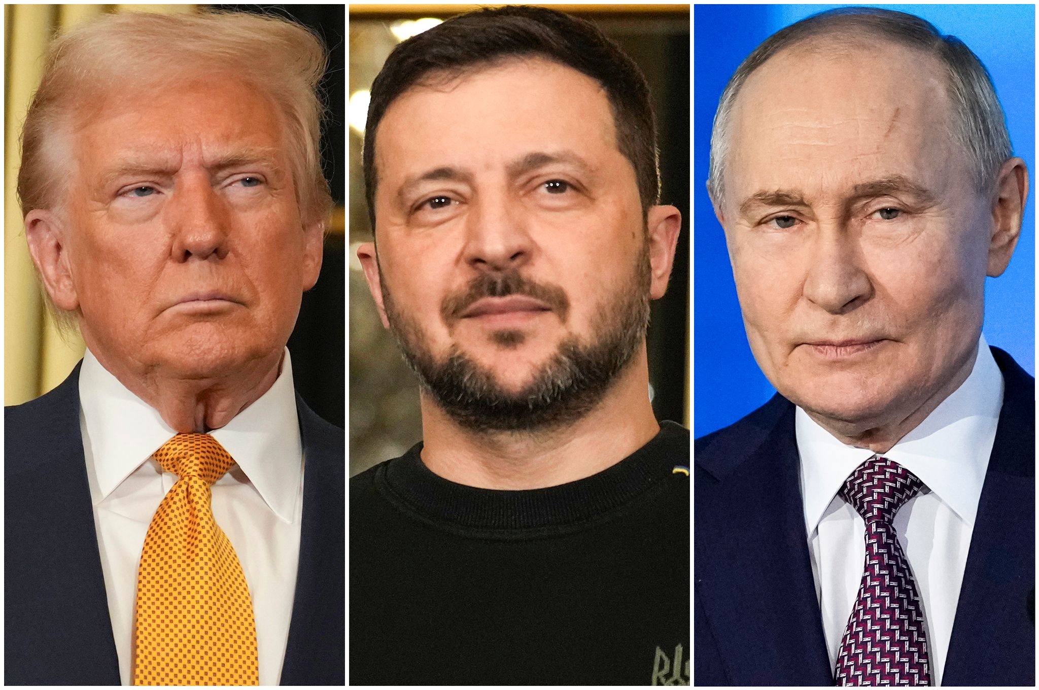 Kurz vor dem Treffen von US-Präsident Trump und dem russischen Staatschef Putin in Alaska zum Ukraine-Krieg drängt der ukrainische Präsident Selenskyj auf eine Beteiligung Kiews gedrängt. (Archivbild)