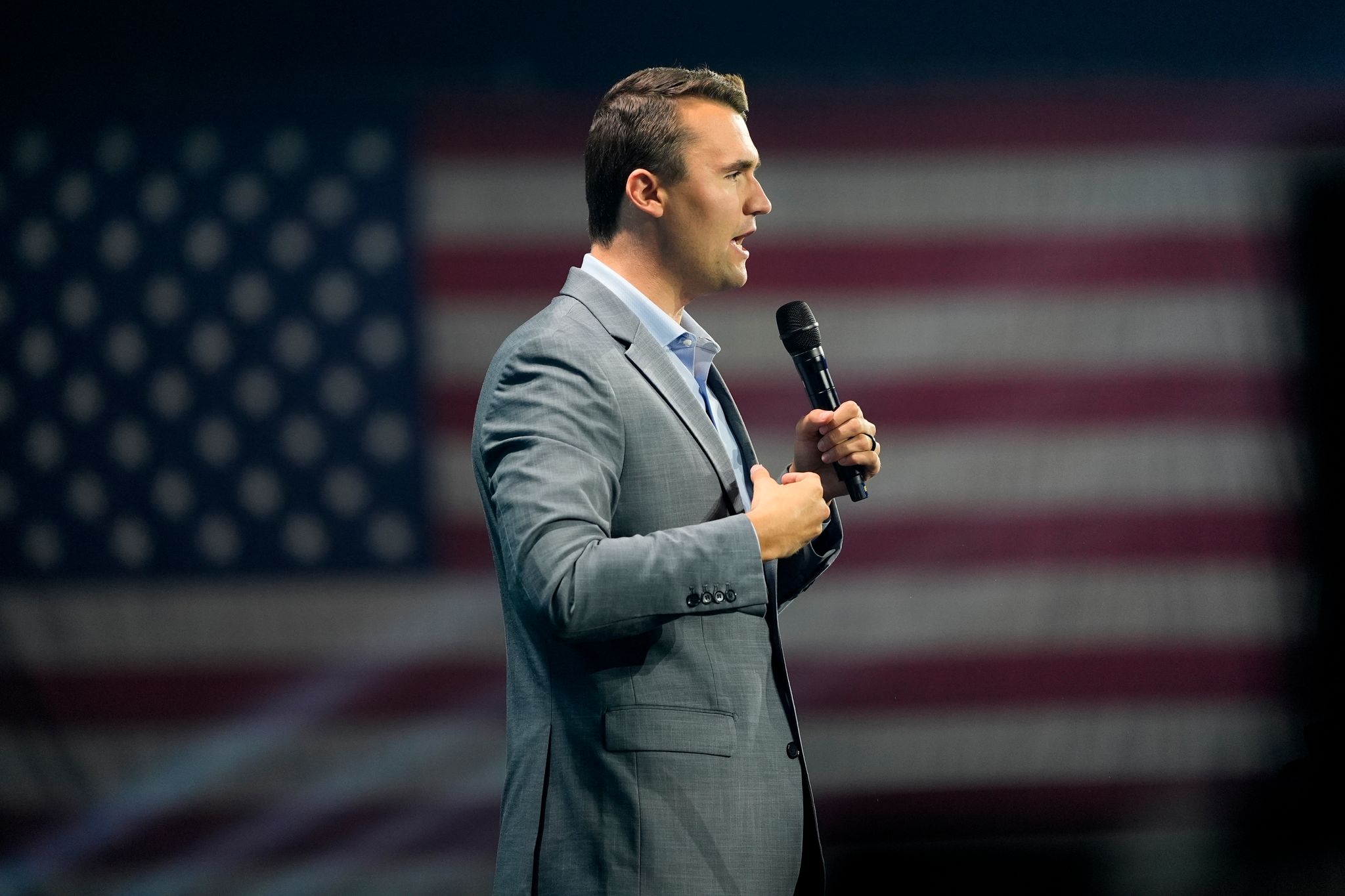 Der Podcaster ist nach den Worten von US-Präsident Trump angeschossen worden. (Archivbild)