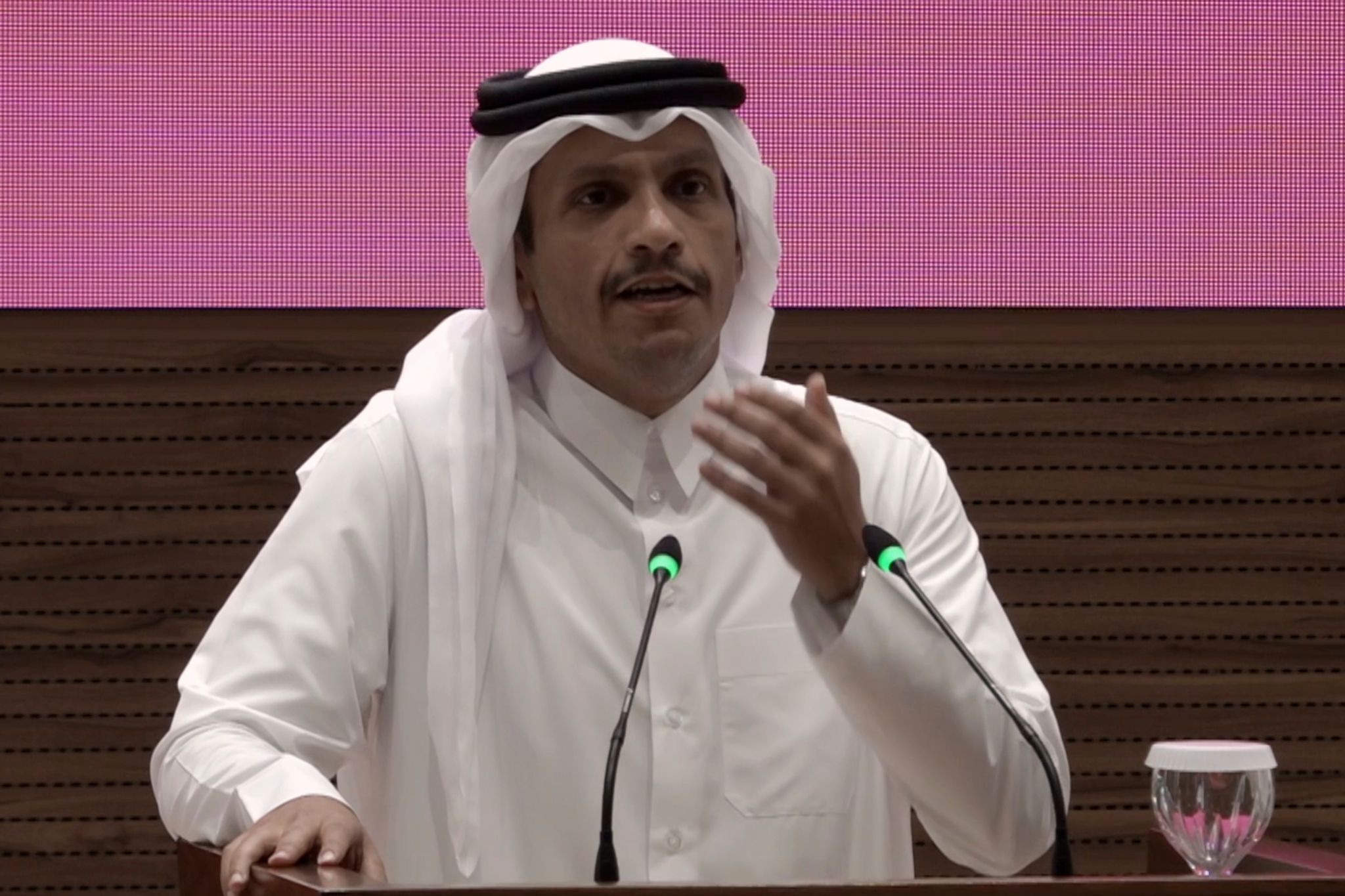 Katars Ministerpräsident Al Thani hat Israels Angriff in Doha verurteilt. (Archivbild)