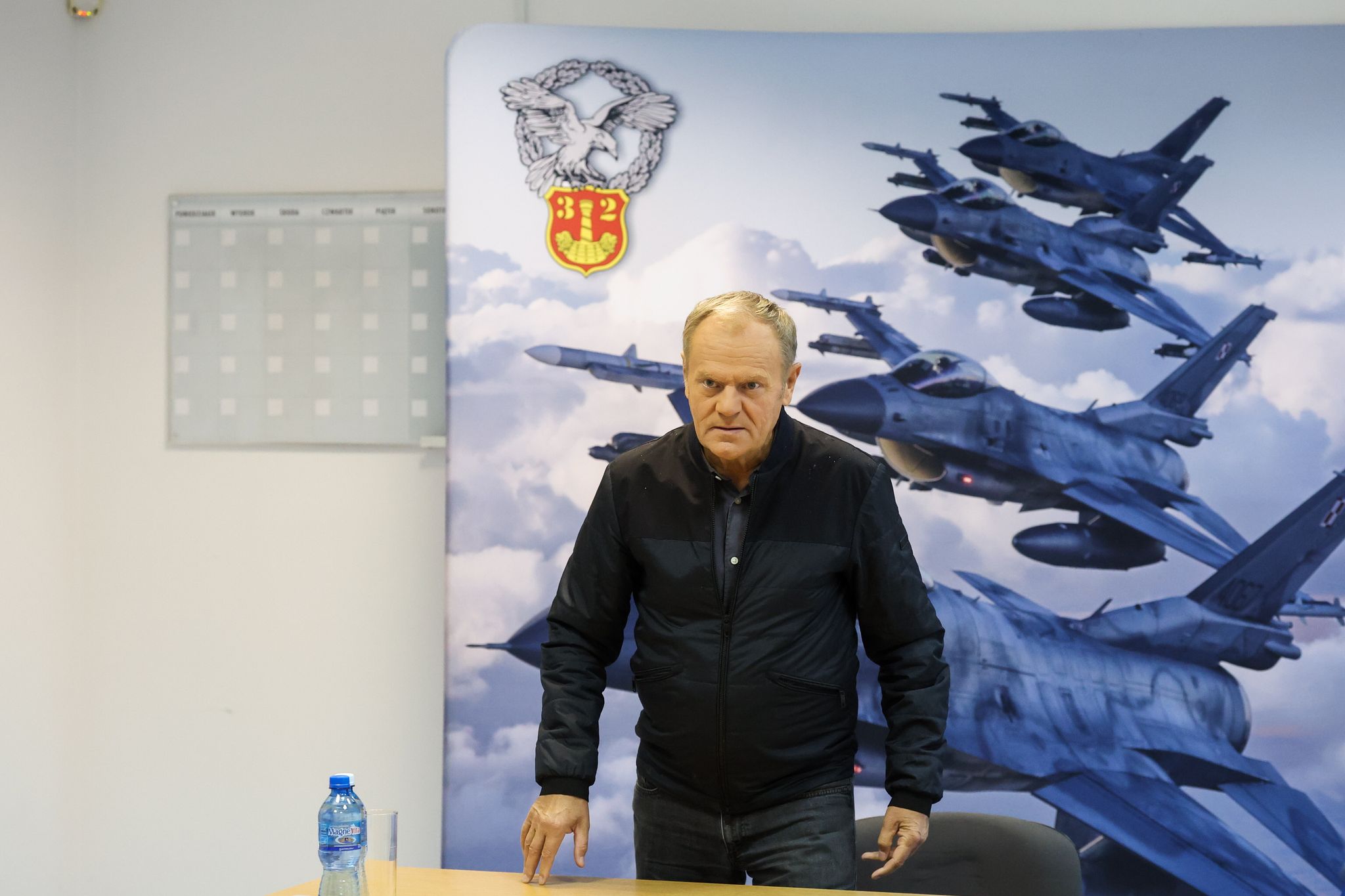 Der polnische Ministerpräsident Donald Tusk schickte erneut Kampfjets in die Luft. (Archivbild)