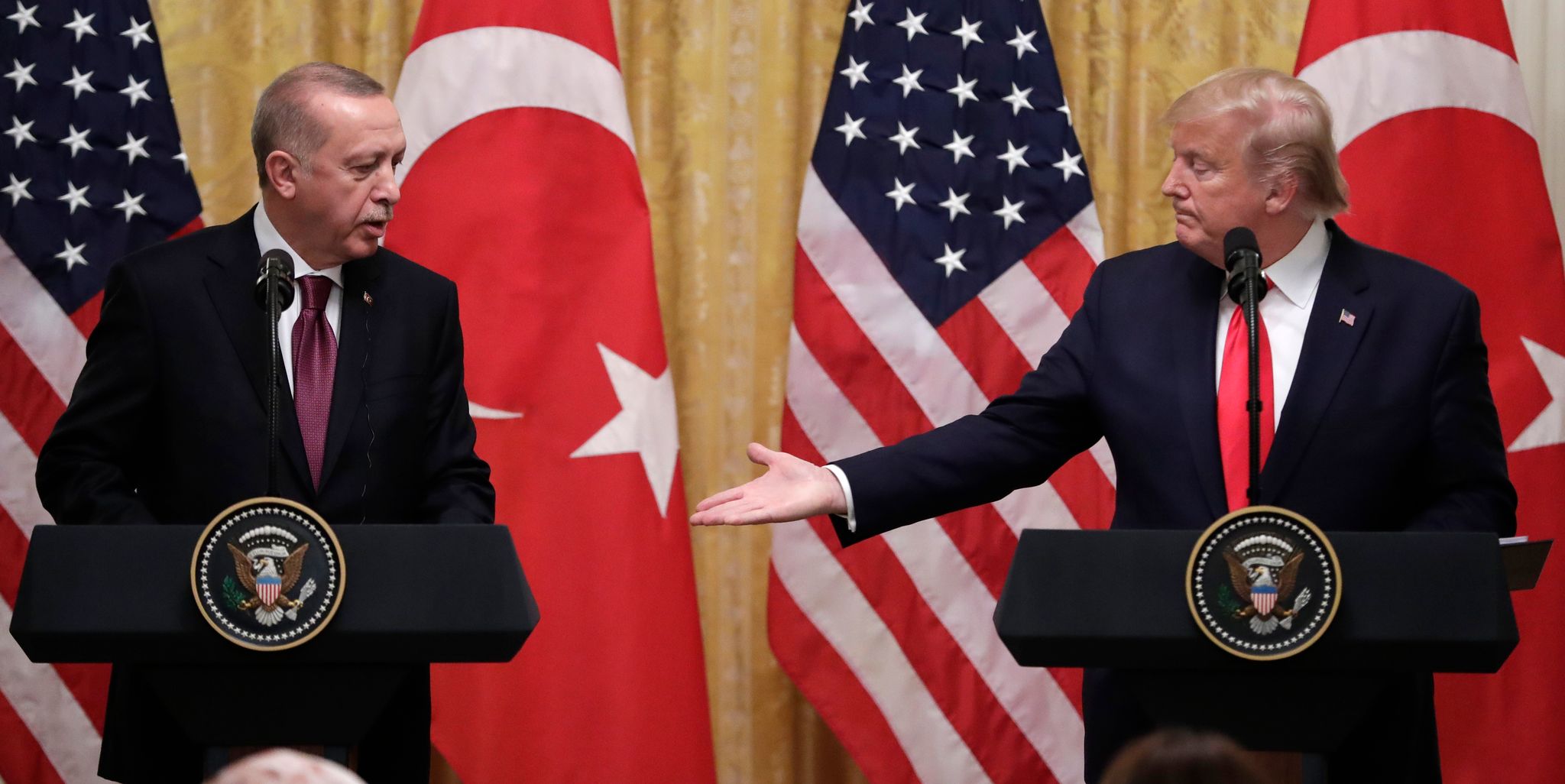 US-Präsident Donald Trump und der türkische Präsident Erdogan (Archivbild)