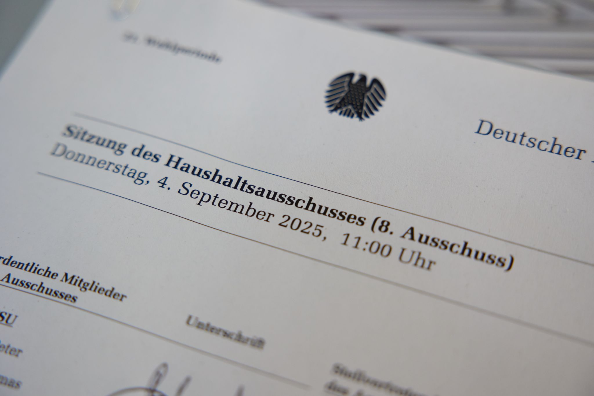 Die wichtigsten Fragen gelten nach der Haushaltsbereinigung als geklärt. Die Haushälter gehen dabei alle Einzeletats durch und lassen die Ministerinnen und Minister vorsprechen.