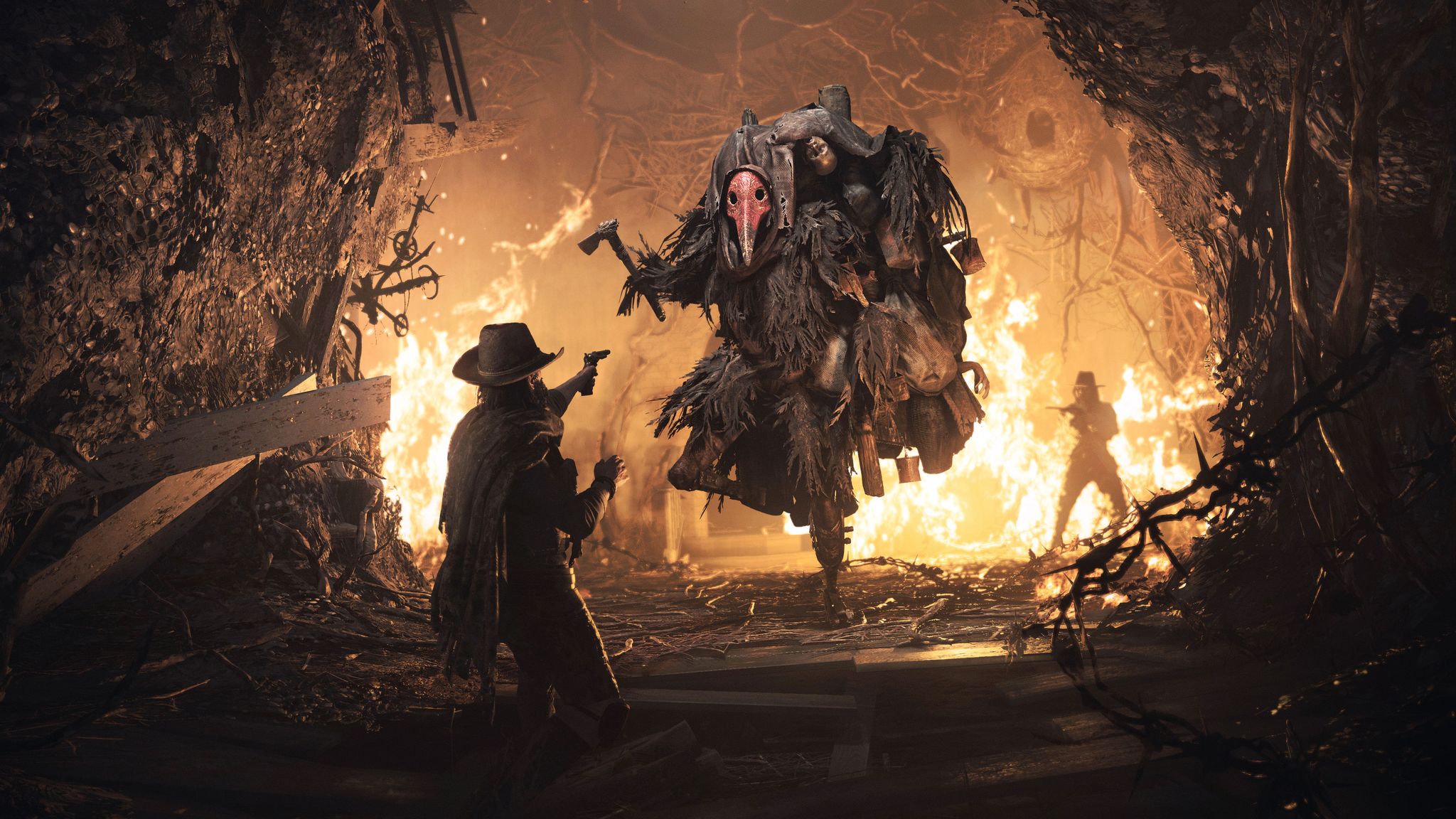 Koop-Horror-Action: In einem fiktiven Wester-Szenario kämpft man in «The Hunt: Showdown 1896» alleine oder gemeinsam mit anderen gegen gruselige Monster.