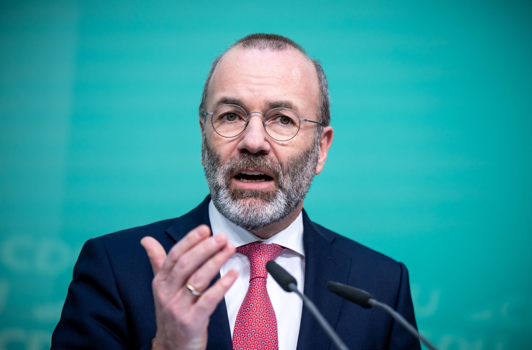 EVP-Chef Manfred Weber: «Es ist wichtig, dass wir Jobs in der Autoindustrie sichern und die Arbeiter für uns gewinnen.»