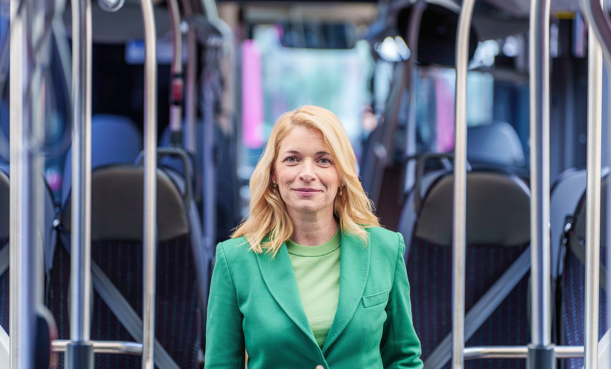 Die designierte neue Bahnchefin hat vor einigen Monaten selbst einen Lokführerschein gemacht.