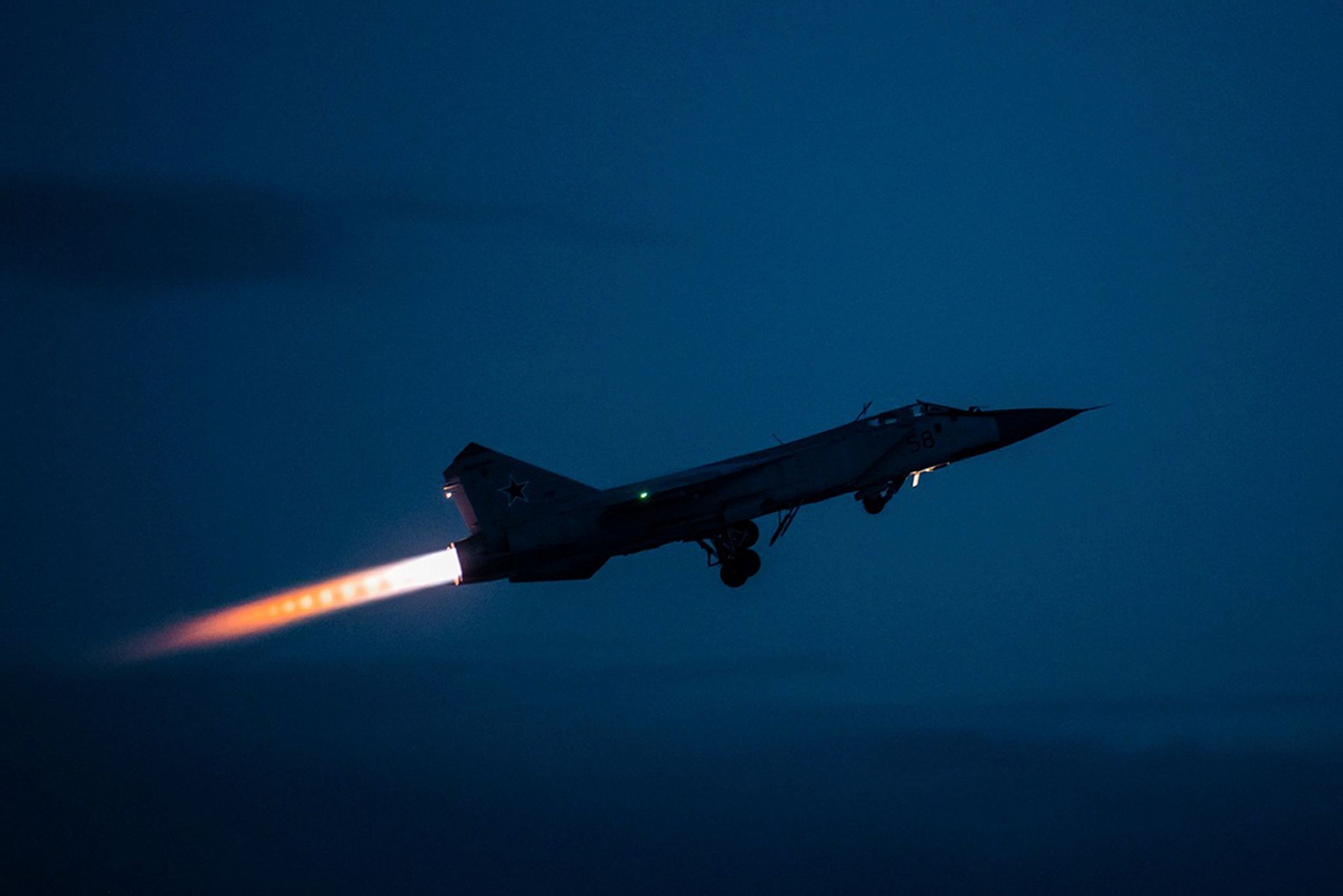 Die MiG-31 gehört zu den Standardmodellen der russischen Luftwaffe. (Archivbild)