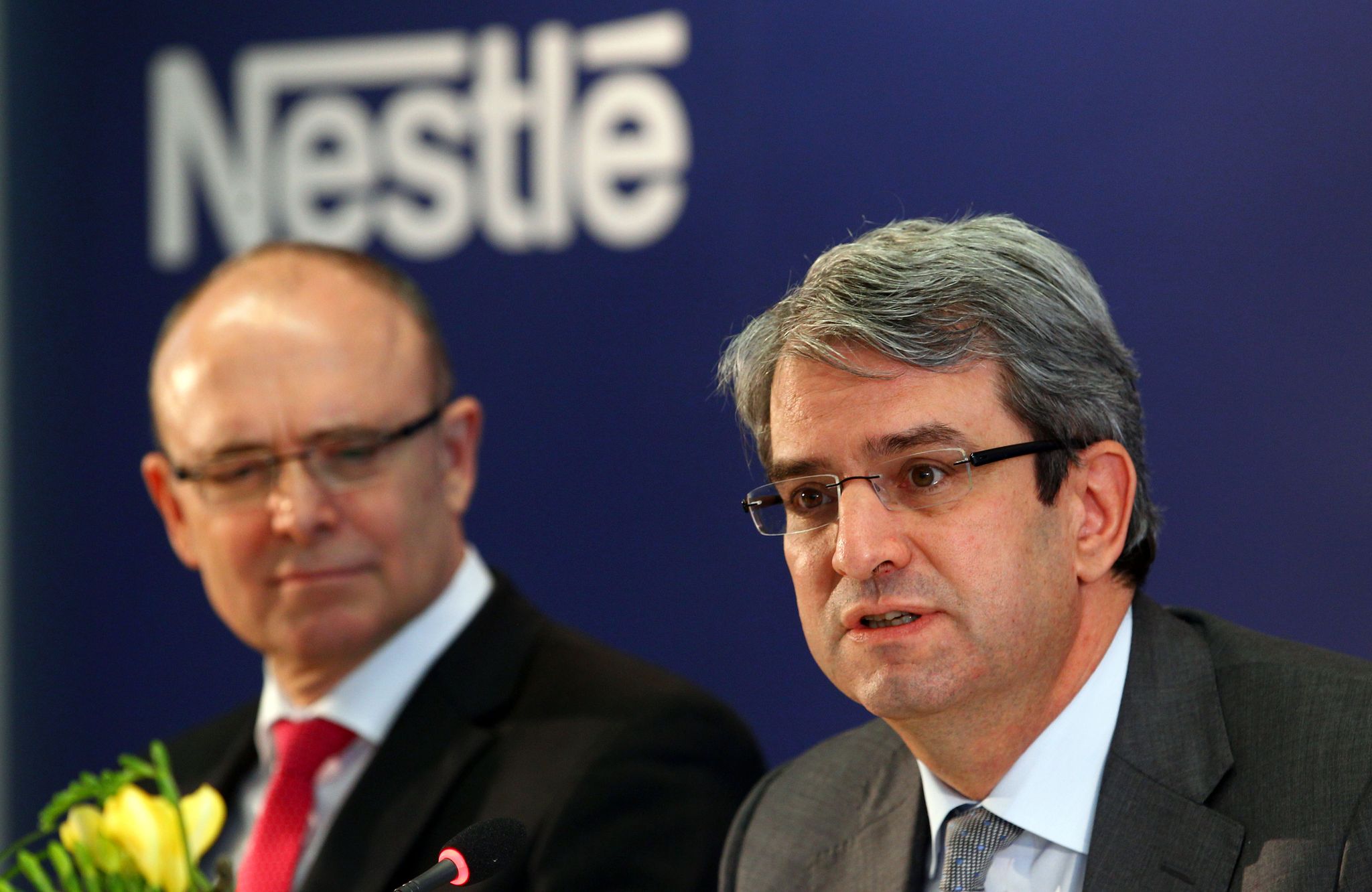 Nestlé trennt sich von seinem Vorstandschef Laurent Freixe - hier auf einer Pressekonferenz von 2012