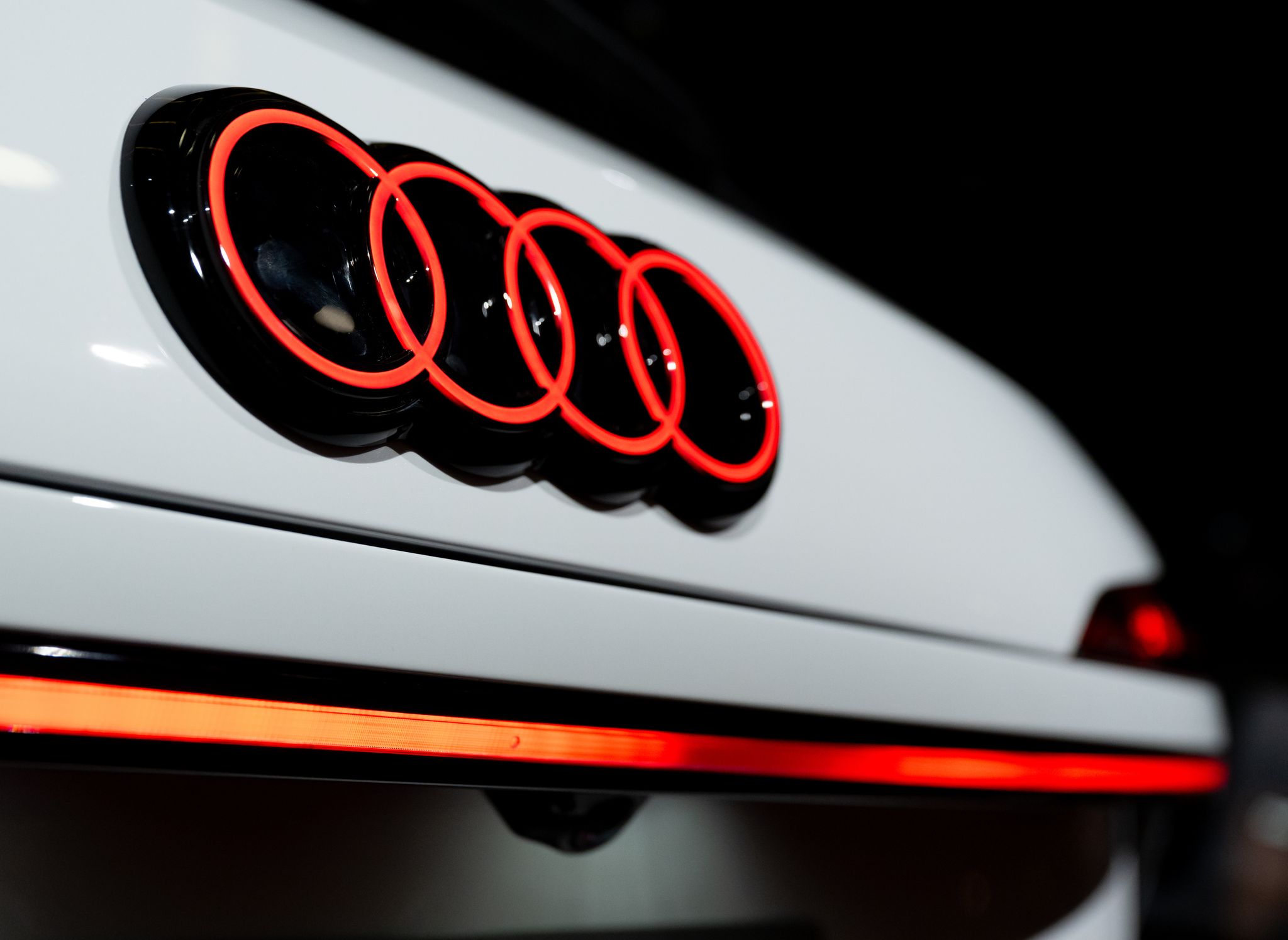 Die vier Audi-Ringe. (Symbolbild)