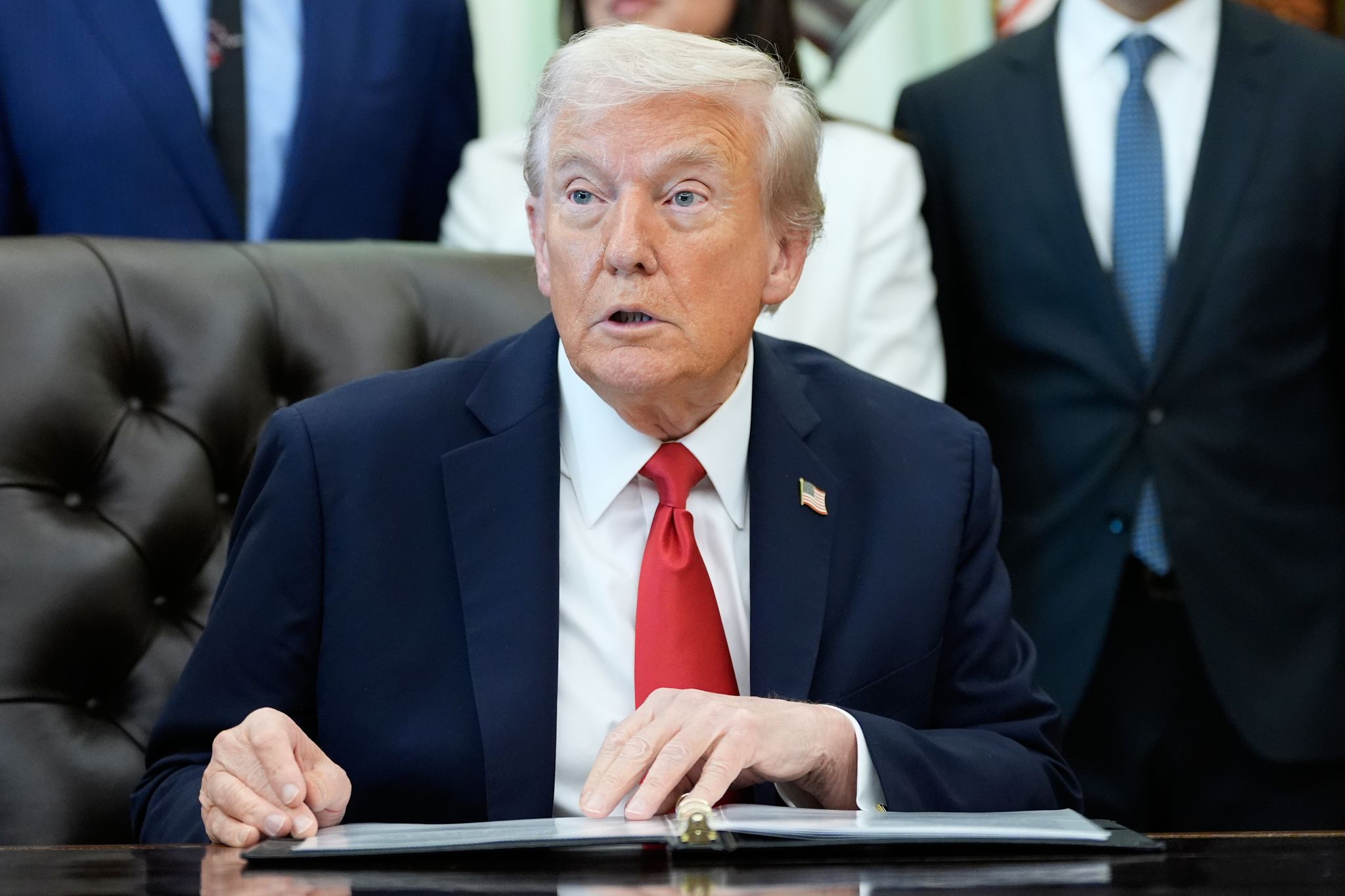 US-Präsident Trump geht nicht davon aus, dass die neuen, von ihm forcierten Zölle gegen China für die Wirtschaft haltbar sind. (Archivfoto)