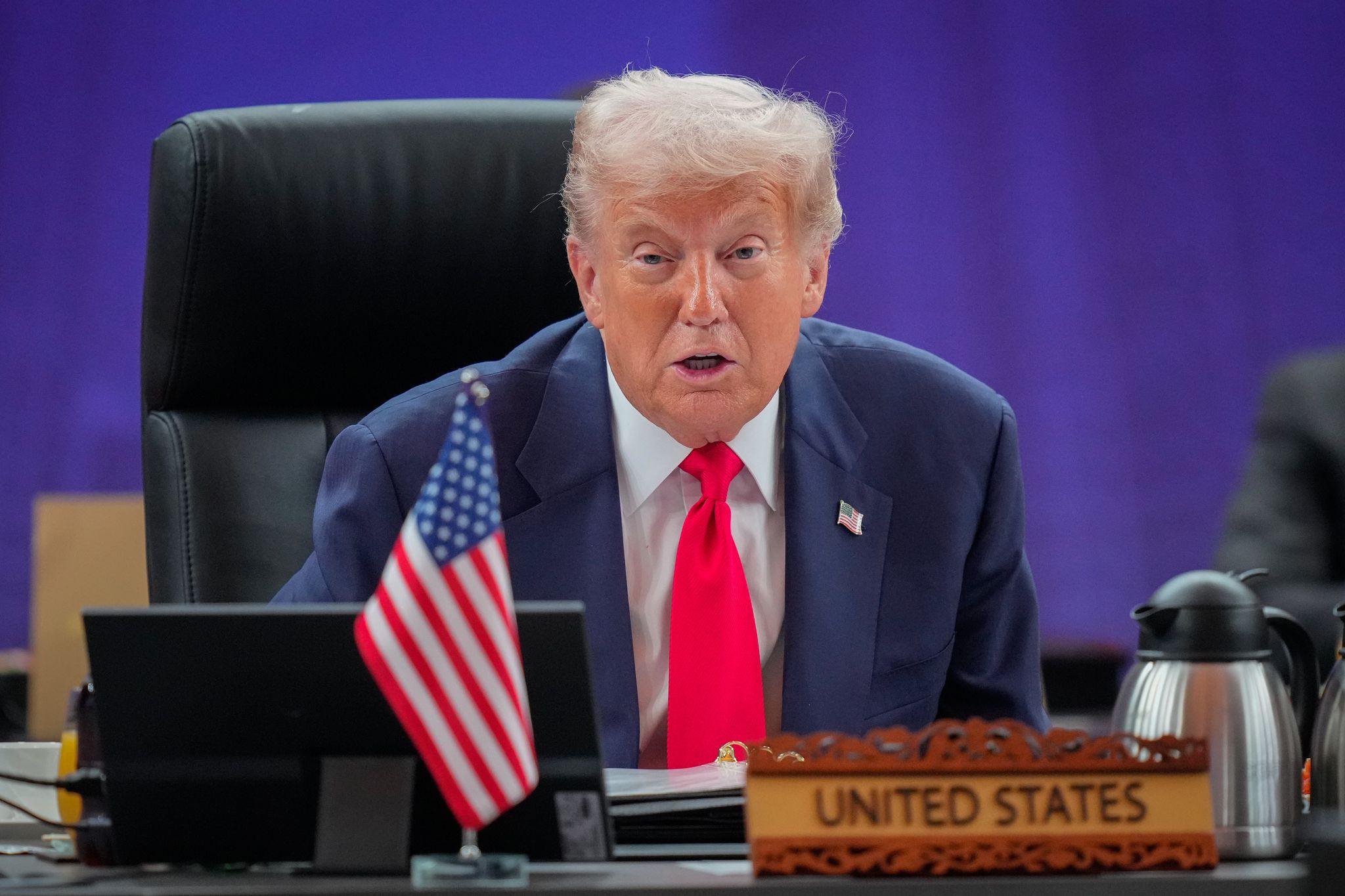 Trump ist derzeit in Asien unterwegs.