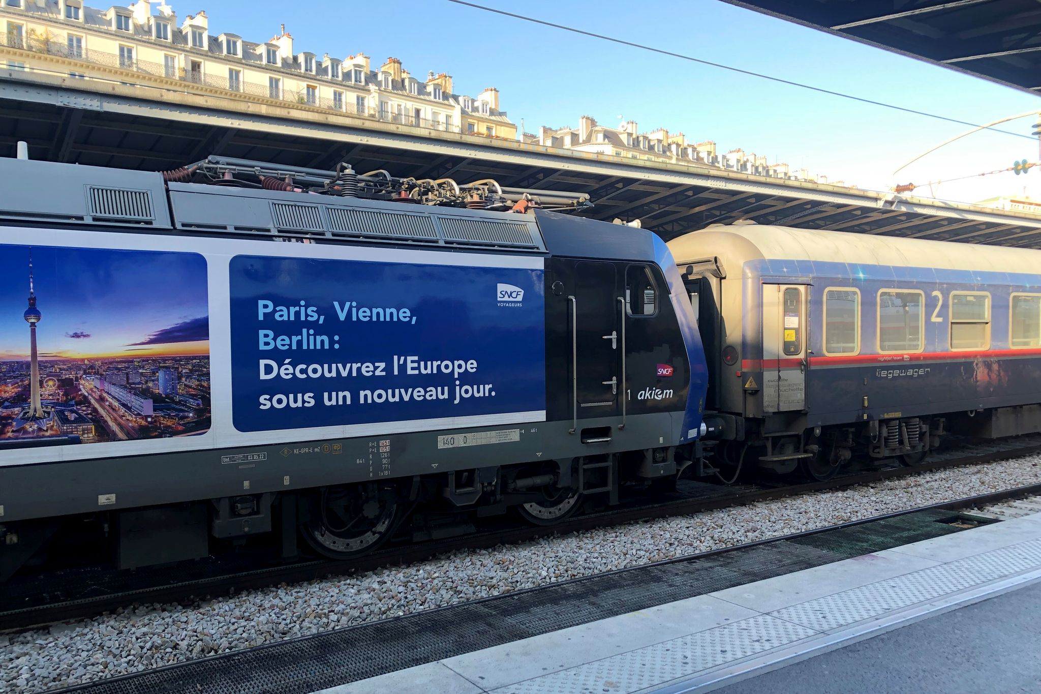 Der ab Dezember aus dem Fahrplan wegfallende Nachtzug Paris-Berlin hat vielleicht doch eine Zukunft (Archivbild).