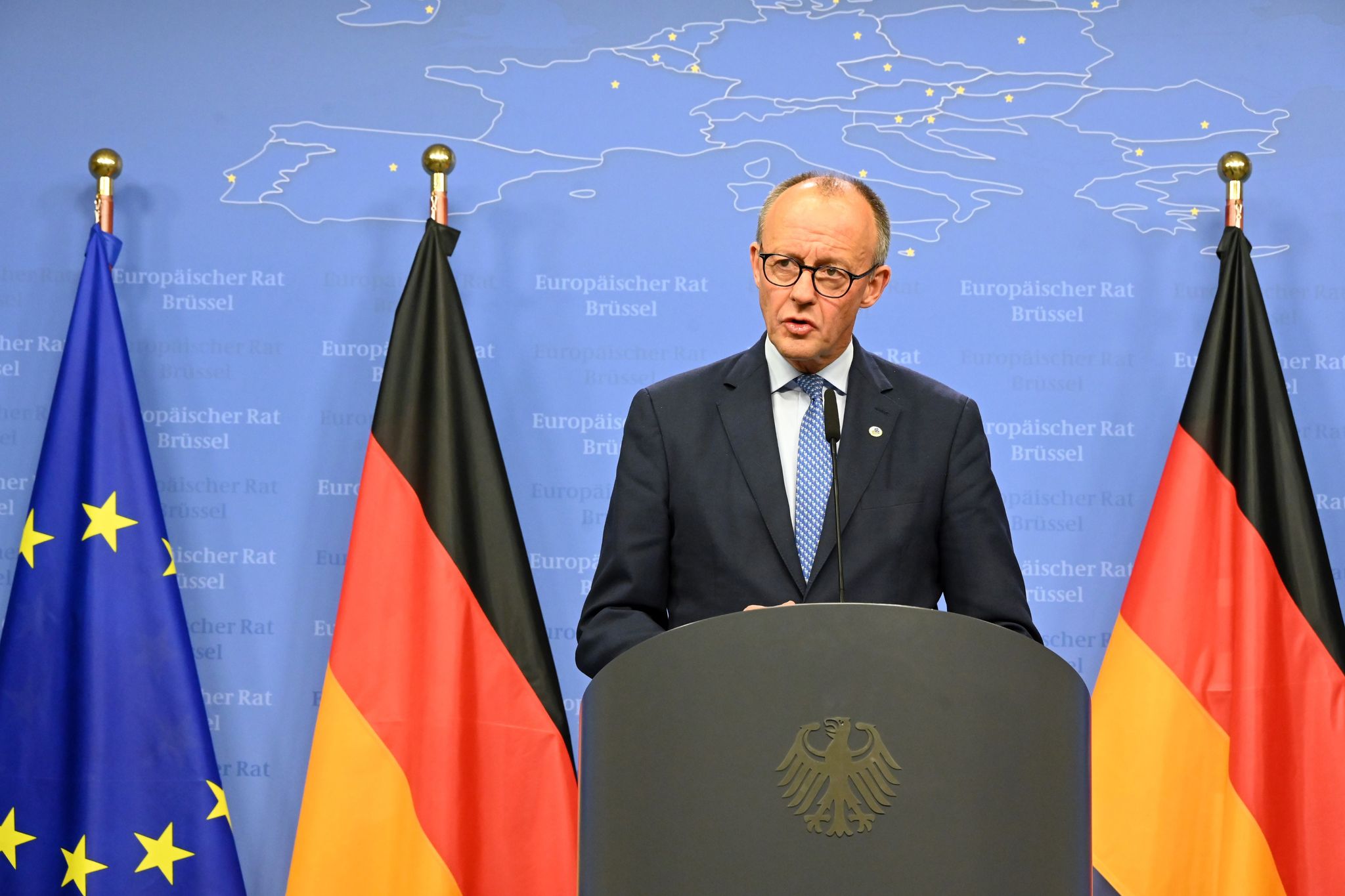 Kanzler Friedrich Merz will russische Vermögenswerte zugunsten der Ukraine nutzen.