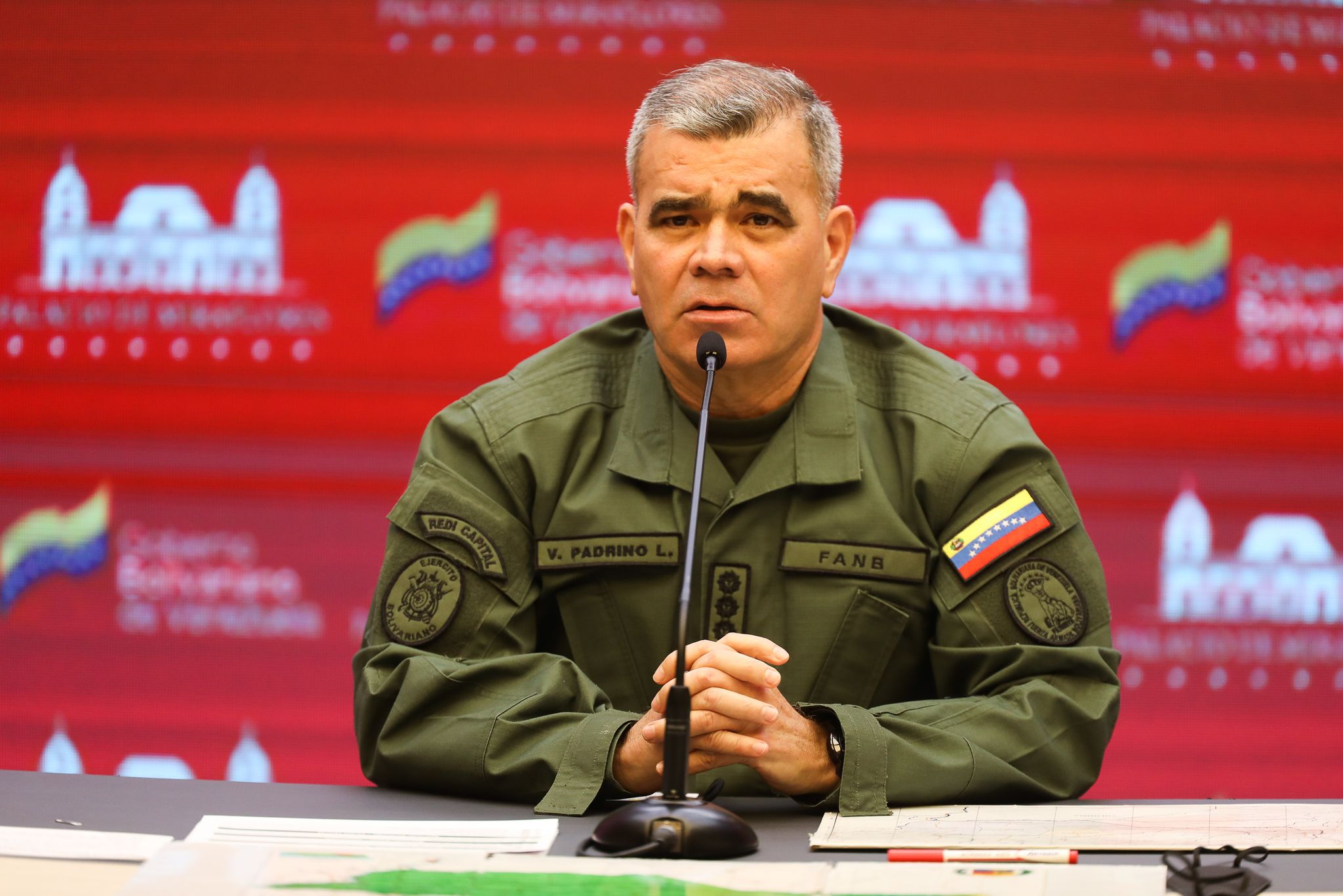 Verteidigungsminister Vladimir Padrino López prangerte eine Provokation der USA an. (Archivbild)