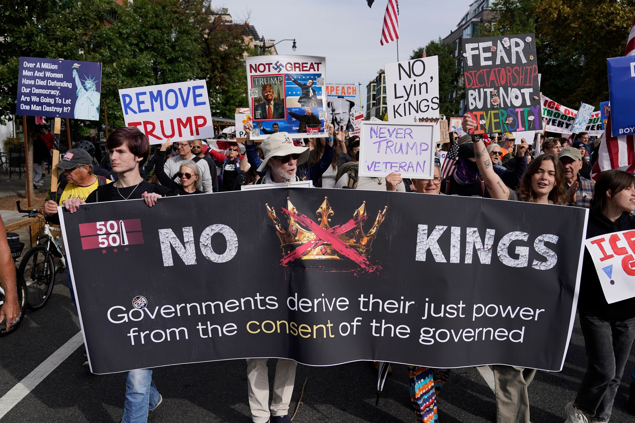 Seit Trumps zweiten Amtsantritt hat es in den USA deutlich mehr Demonstrationen als in seiner ersten Amtszeit gegeben.