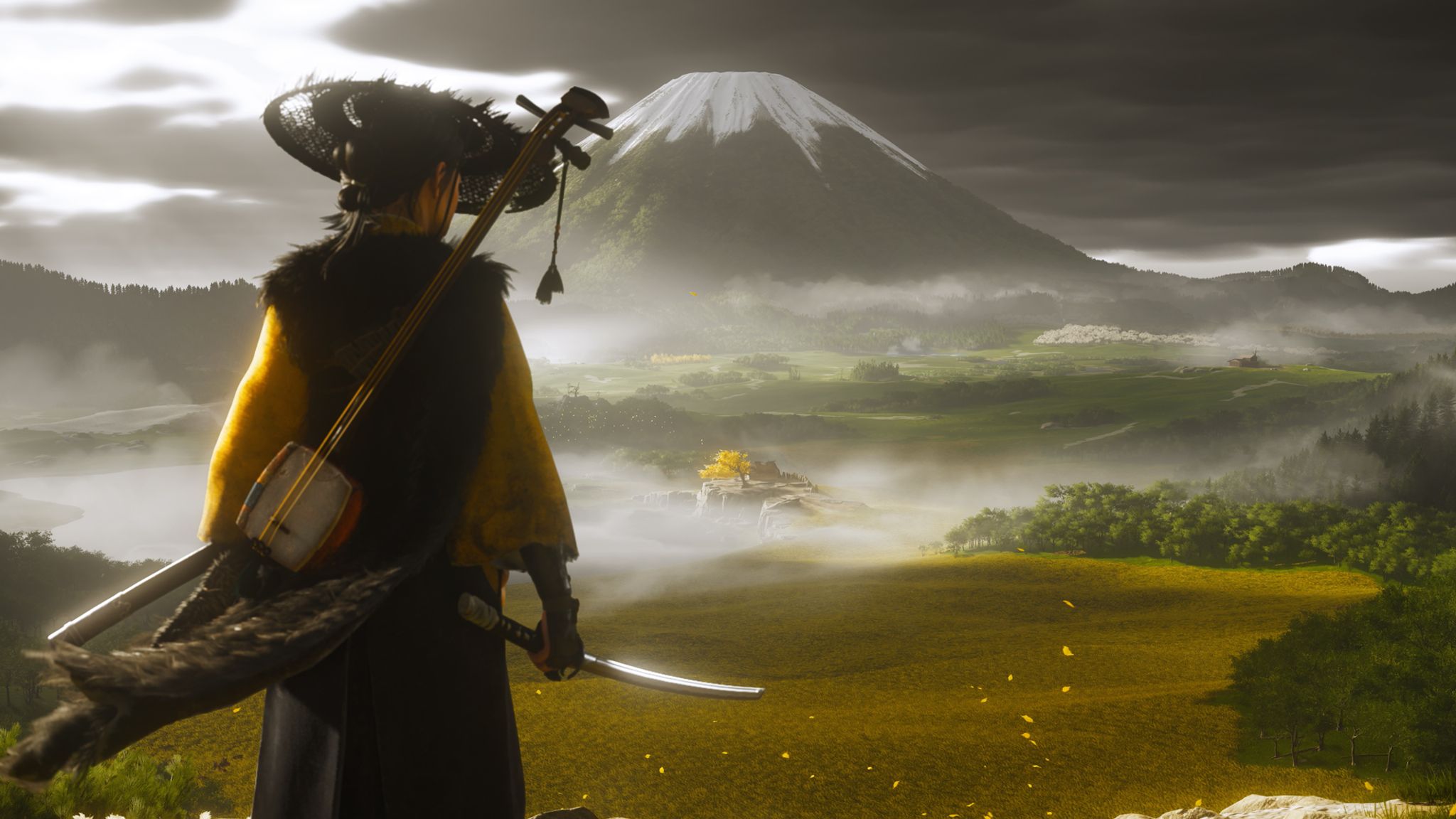 Trügerische Idylle: Atsus Katana-Schwert ist verdammt scharf.