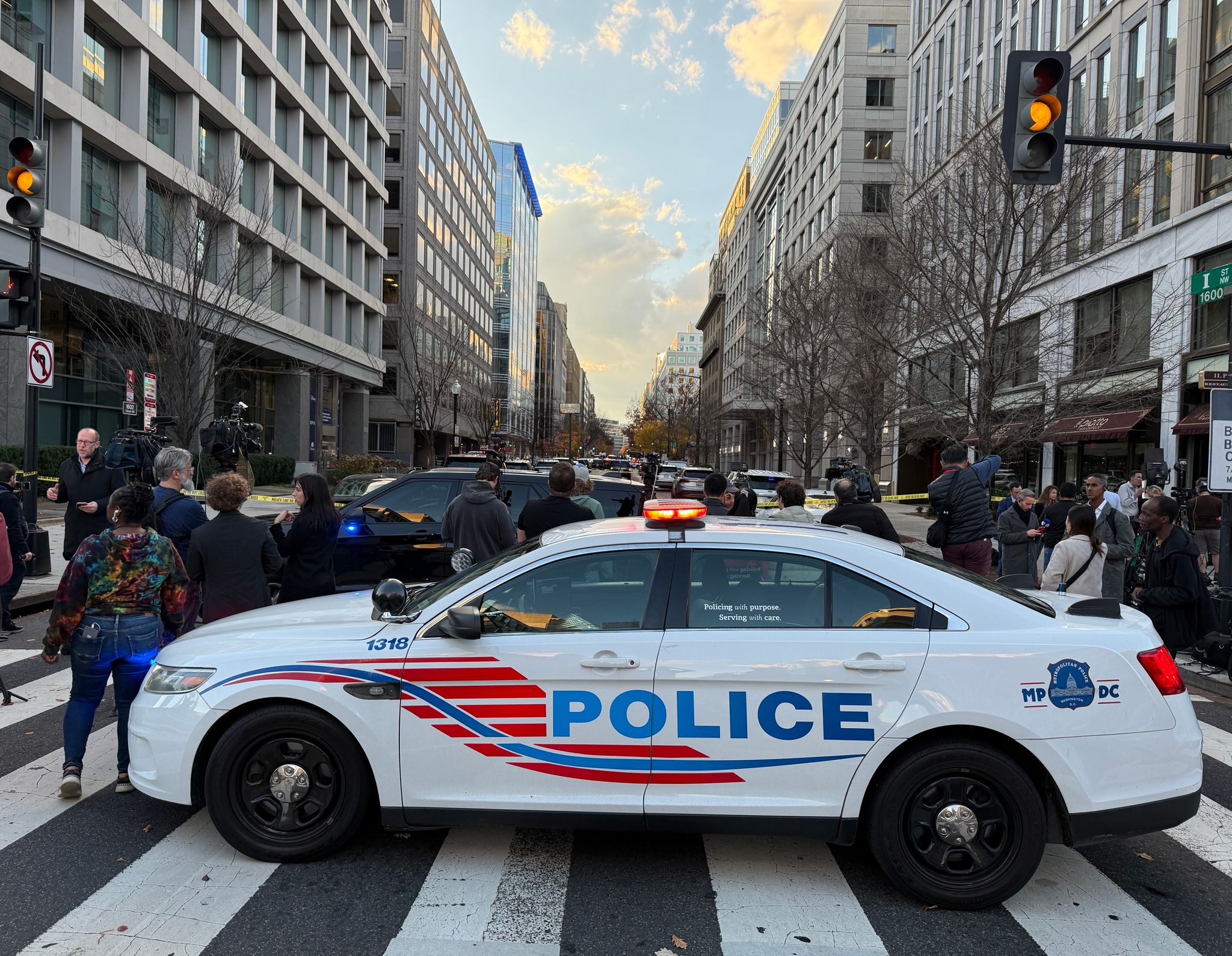 Mitten in Washington fielen am Mittwochnachmittag (Ortszeit) Schüsse.
