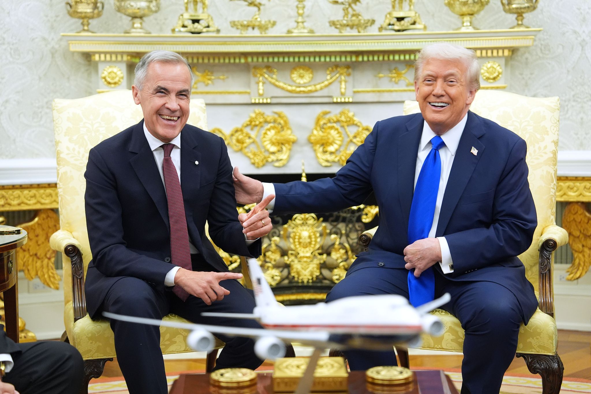 Der Zölle-Clip hatte das Verhältnis zwischen US-Präsident Donald Trump und Kanadas Premier Mark Carney belastet. (Archivbild).