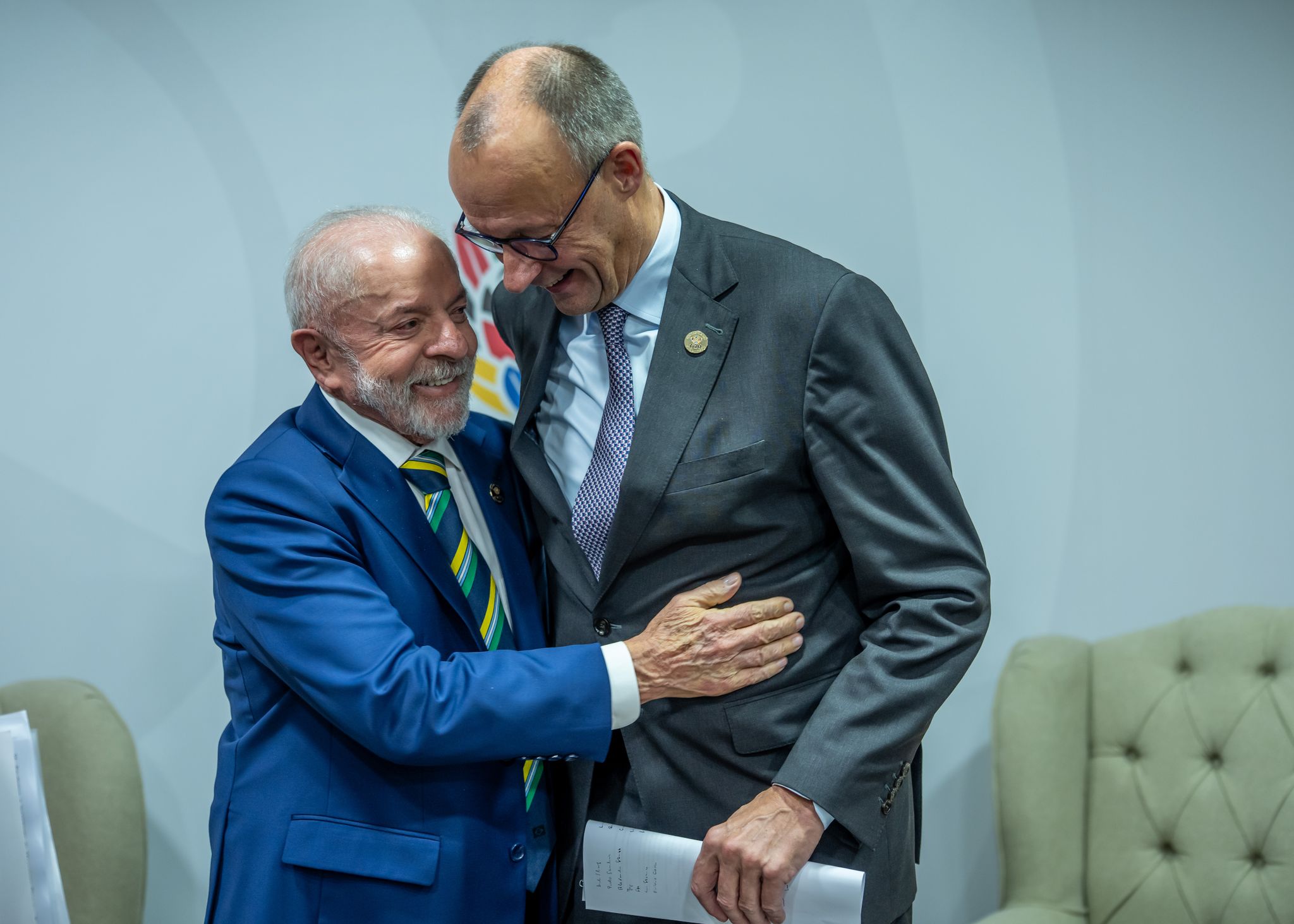 «Er kam nach Brasilien, aber sein Kopf blieb in Berlin», sagt Lula über Merz.