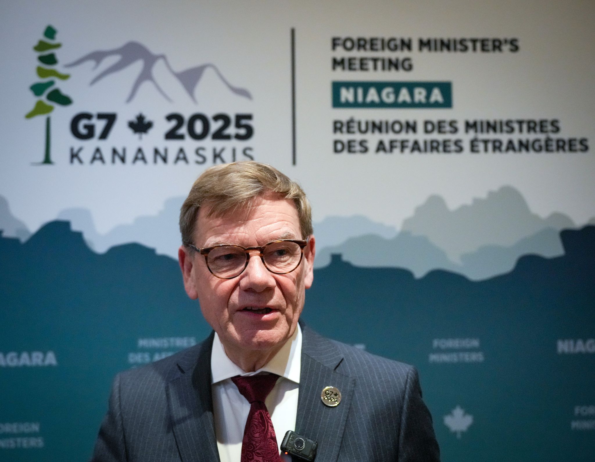 Außenminister Johann Wadephul (CDU) äußert sich am Rande des Treffens der Außenminister der G7-Runde wirtschaftsstarker Demokratien. In Kanada ist der Gaza-Friedensplan eines der Hauptthemen.