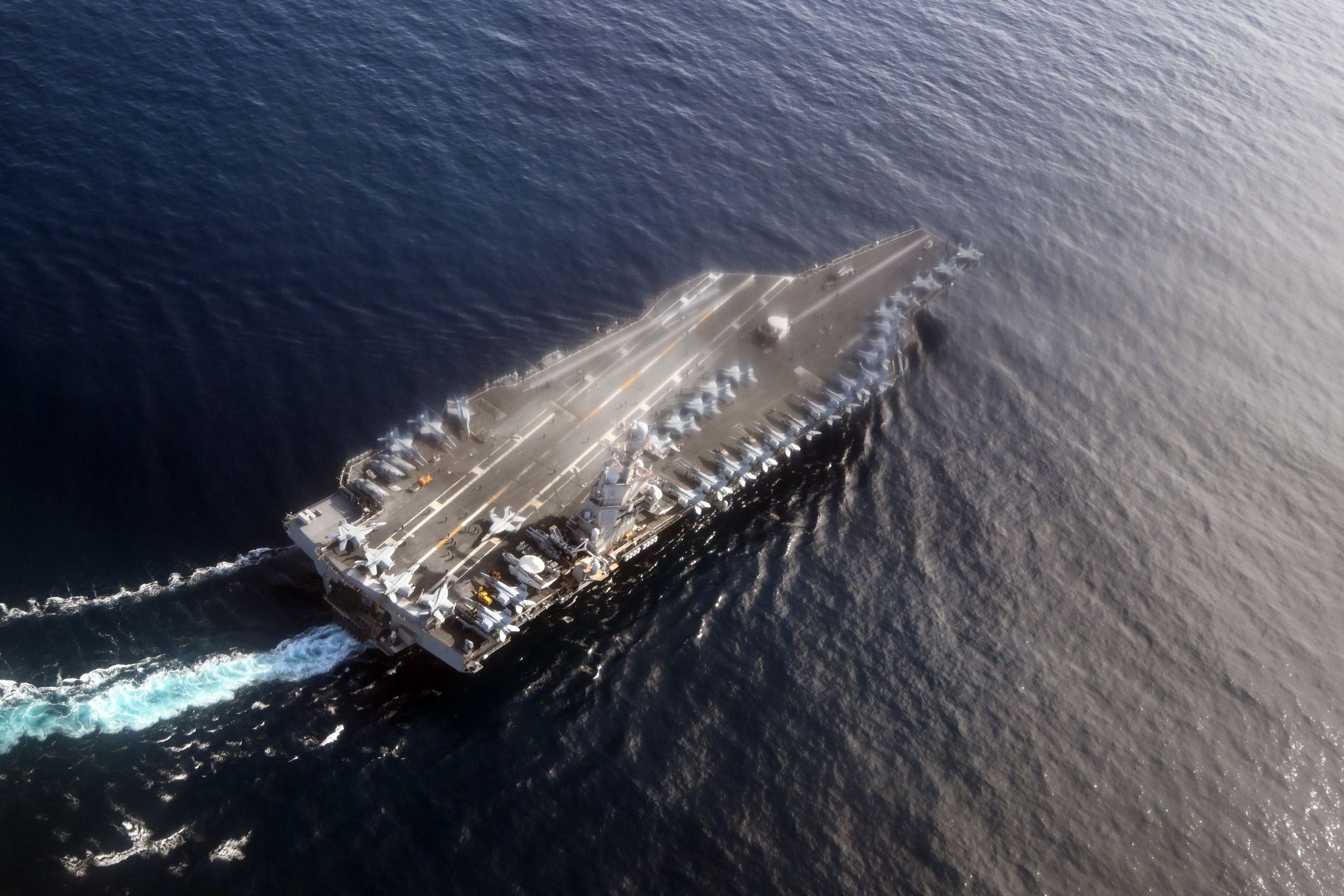 Das größte Kriegsschiff der Welt hat seinen neuen Einsatzort erreicht. (Archivbild)